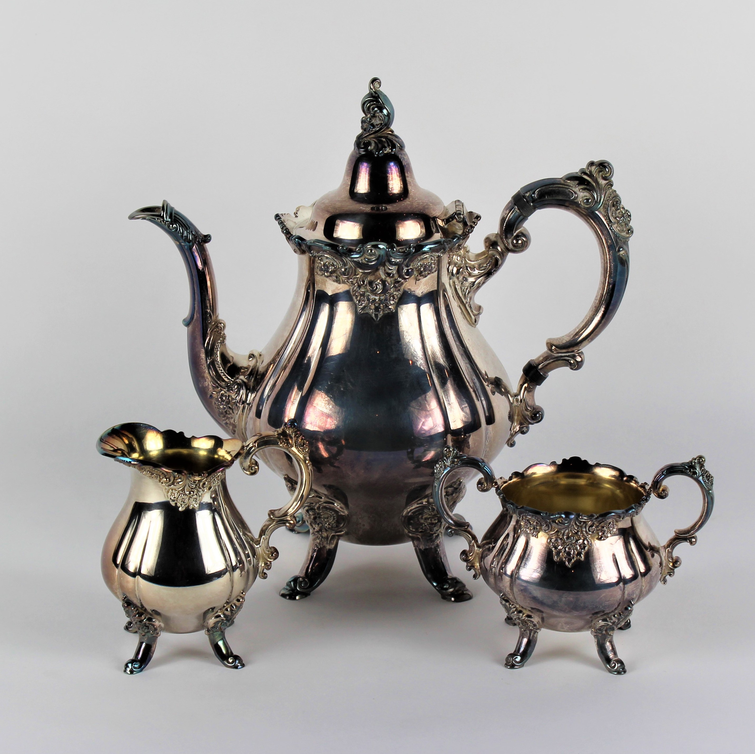 Wallace "Baroque" Silver Plate Coffee Service