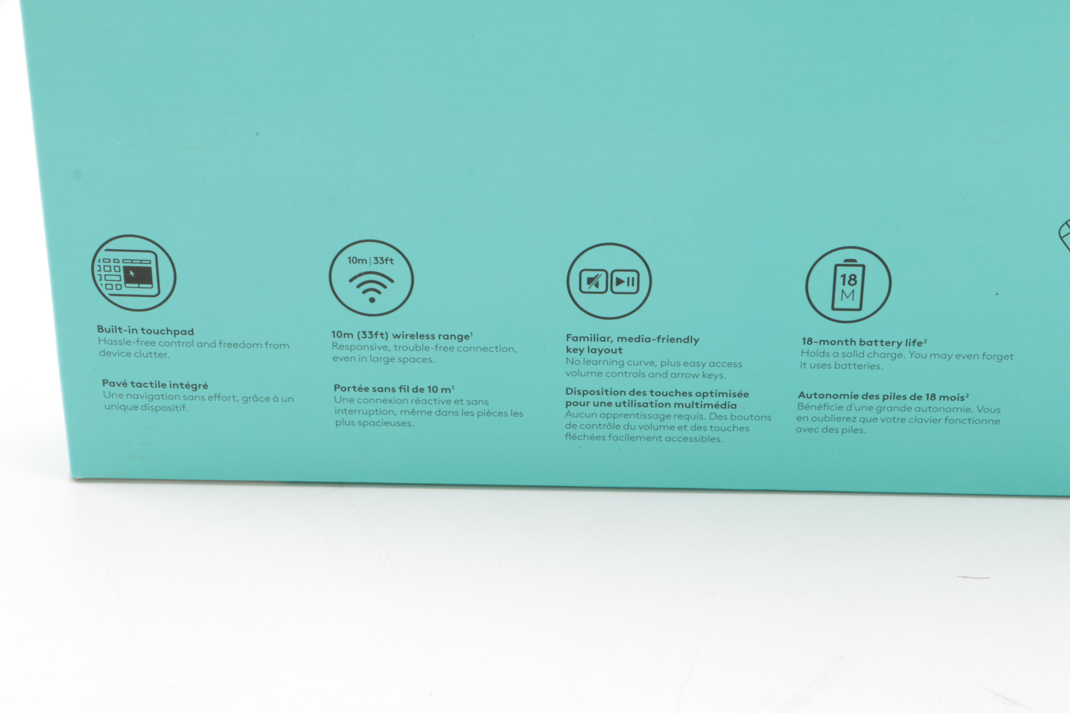 HP Chromebox Desktop Computer with Logitech Wireless Keyboard