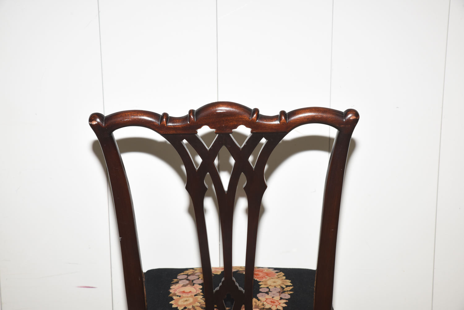 Antique Chippendale Style Mahogany Side Chair
