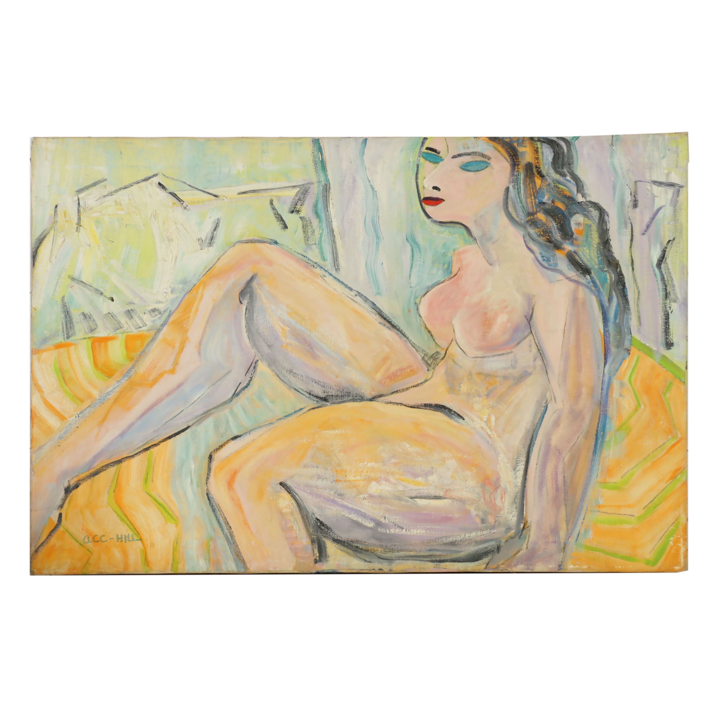 A.C.C. Hill Oil Painting "Esmerelda"