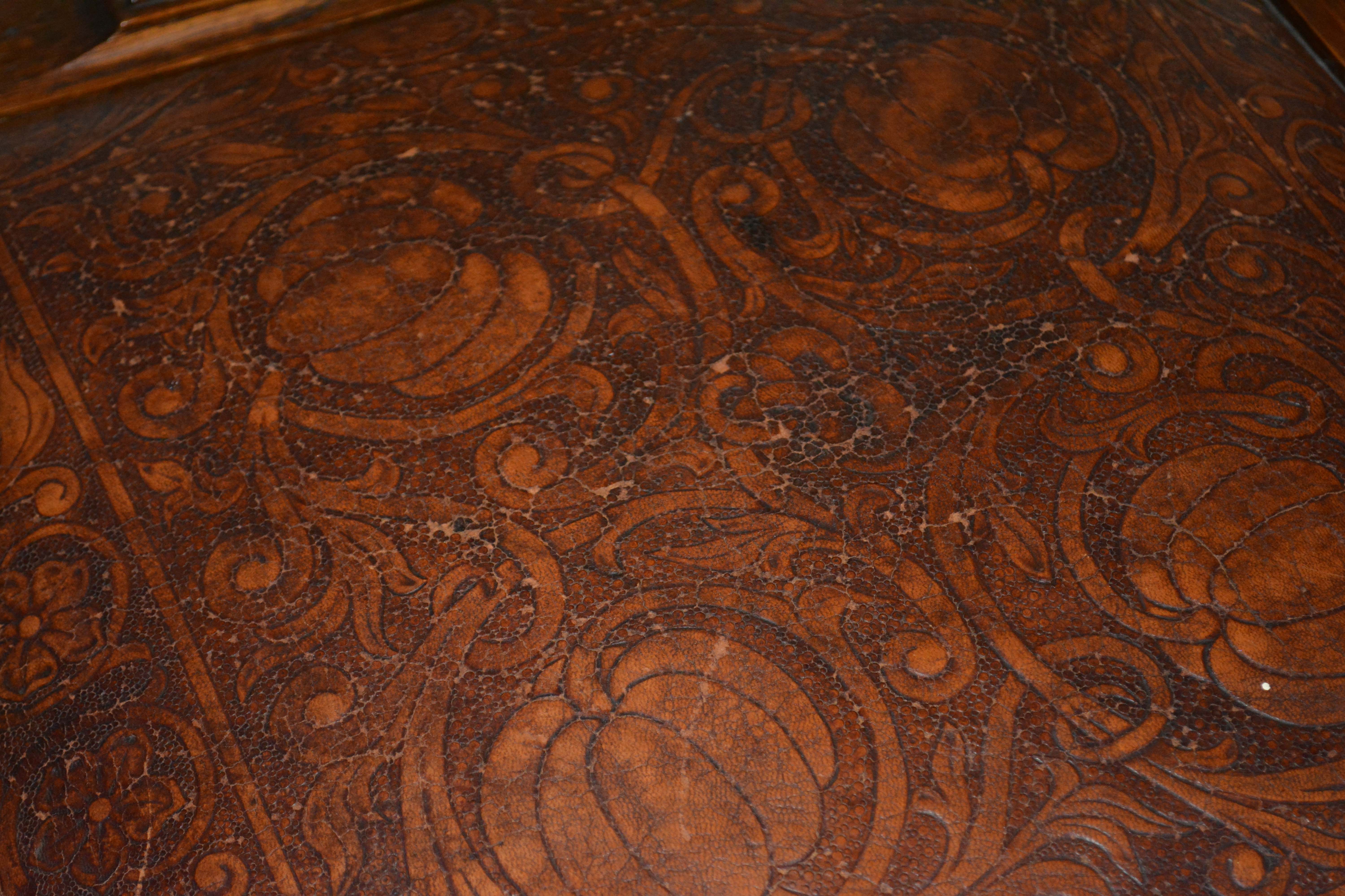 English Chippendale Style Oak Corner Chair