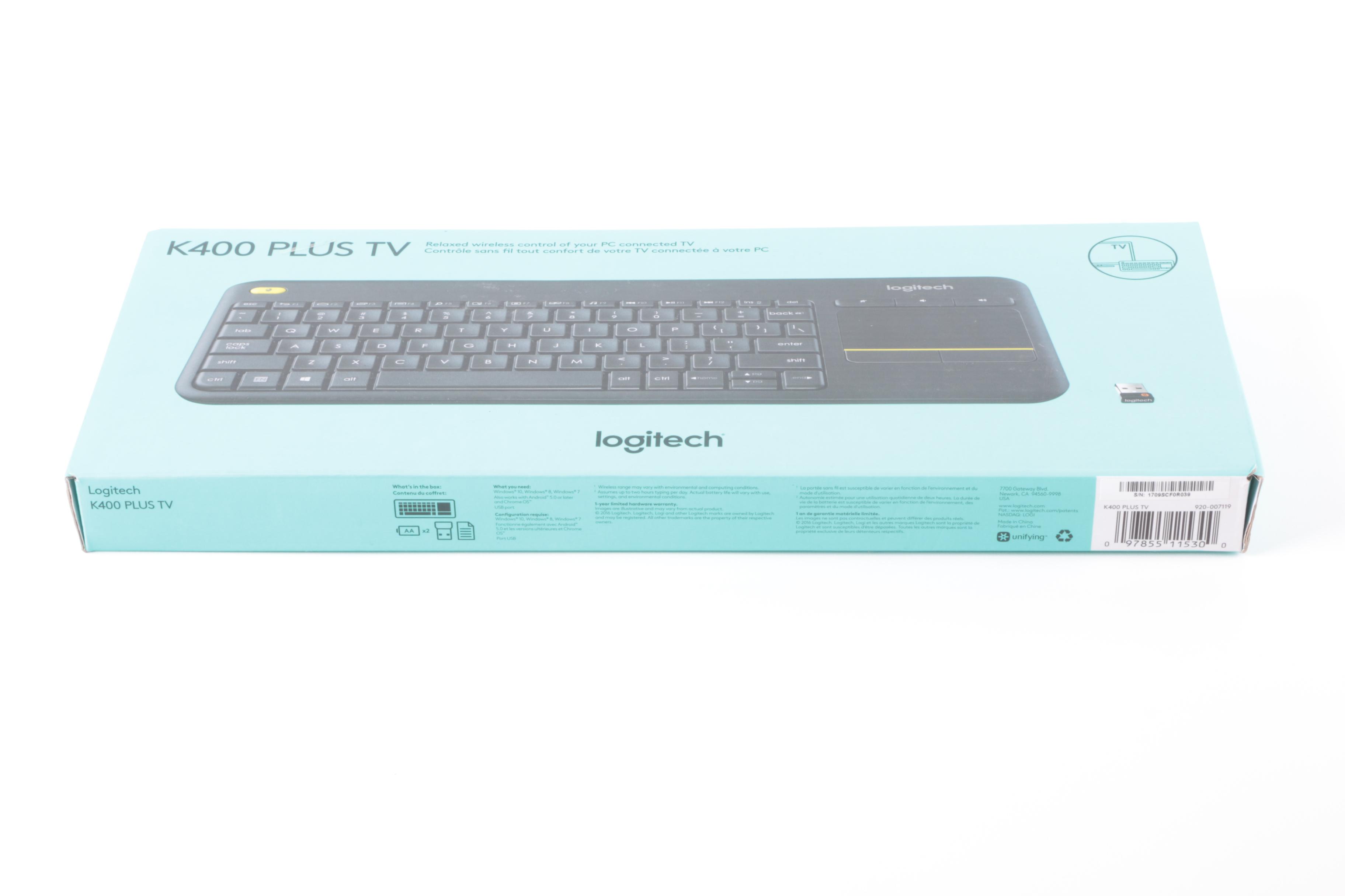 HP Chromebox with Logitech Wireless Keyboard