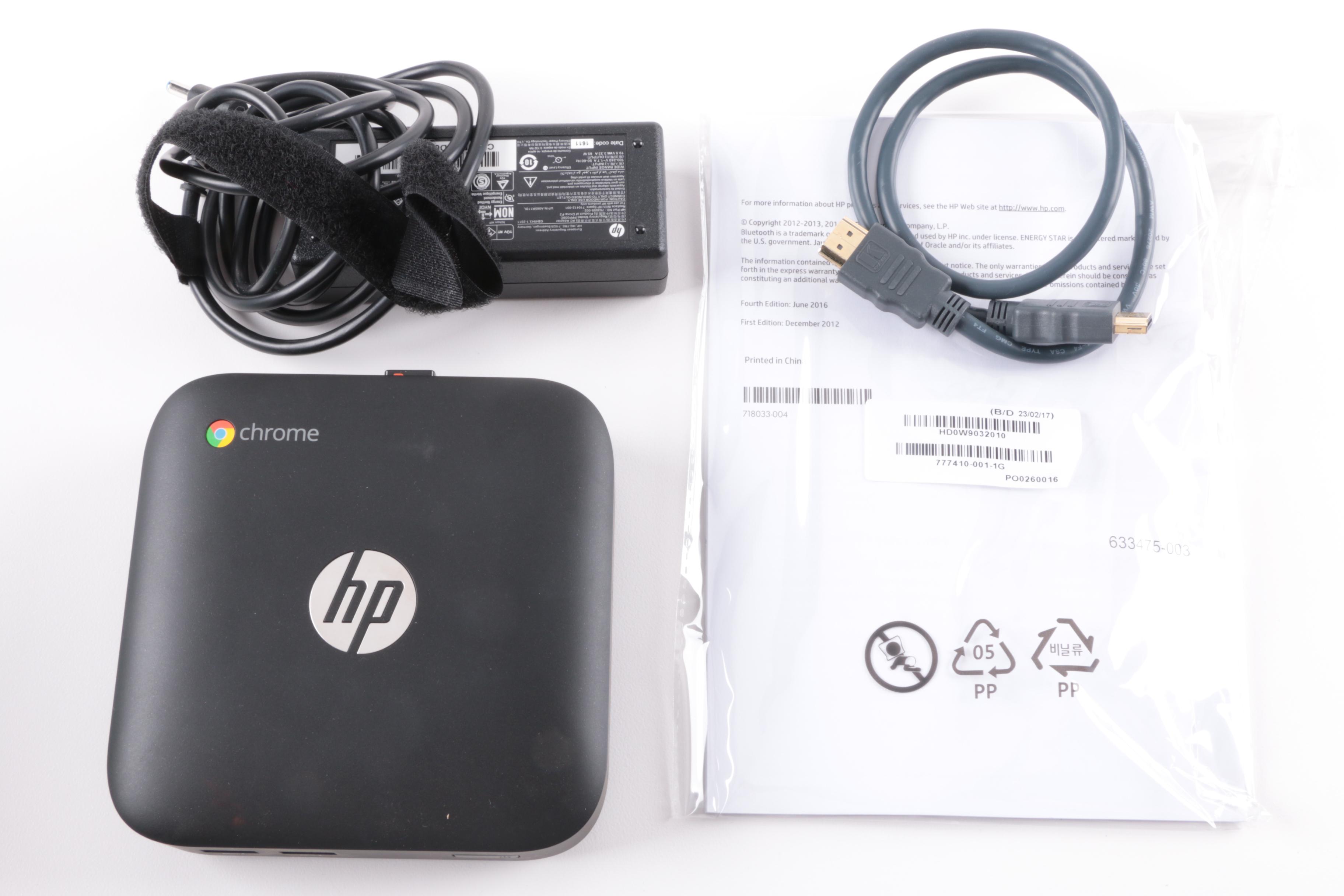 HP Chromebox with Logitech Wireless Keyboard