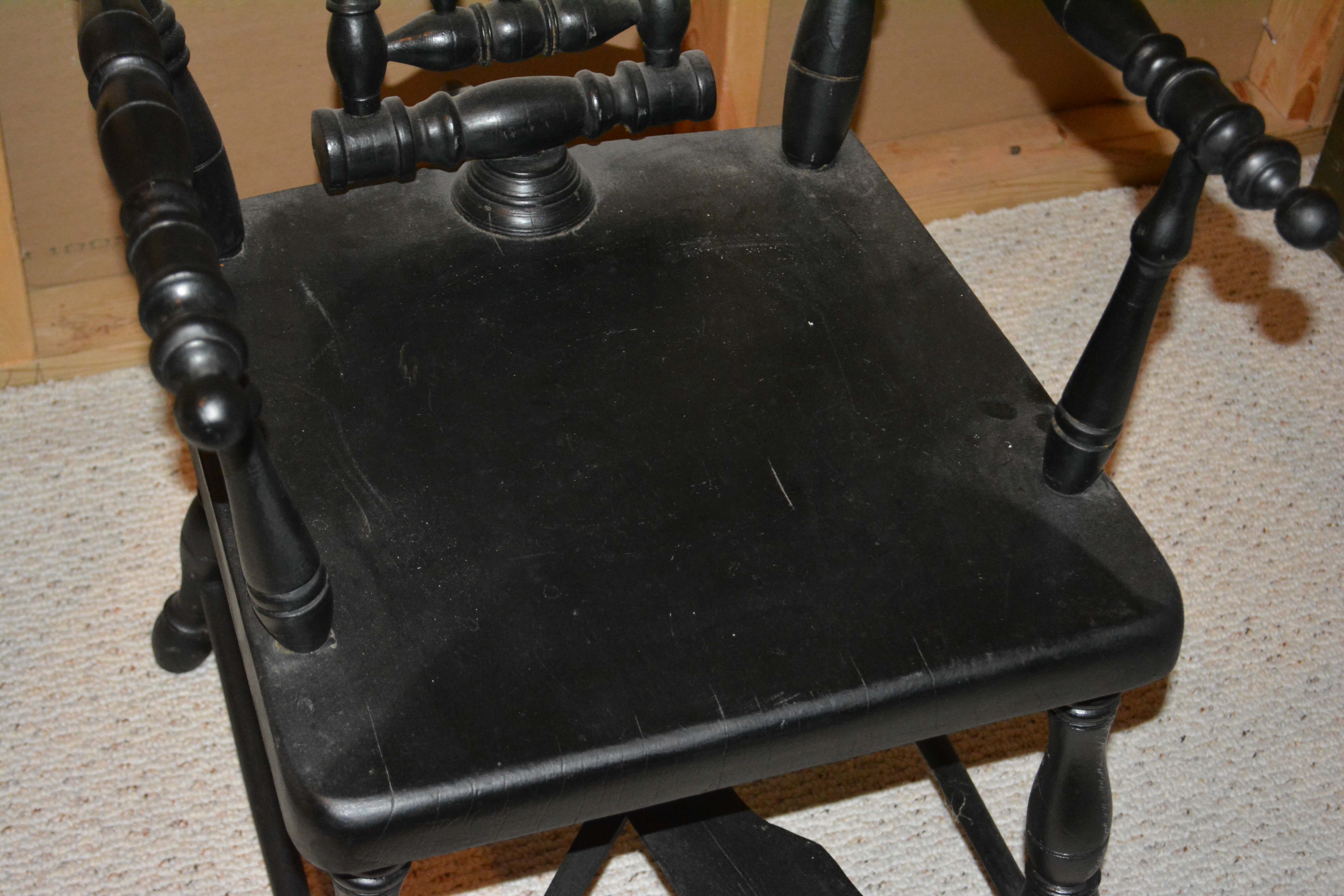 Vintage Spinning Wheel Chair