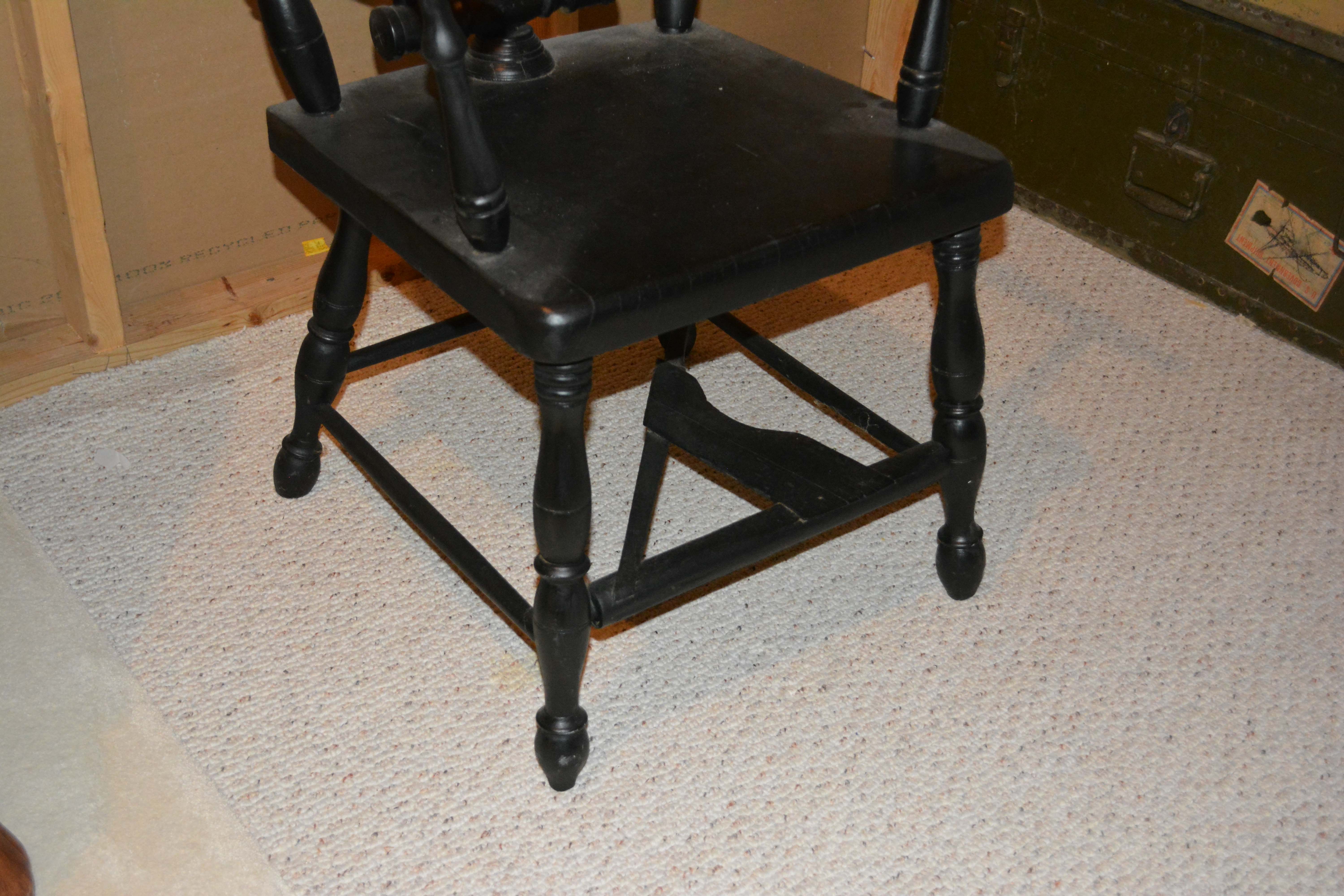 Vintage Spinning Wheel Chair