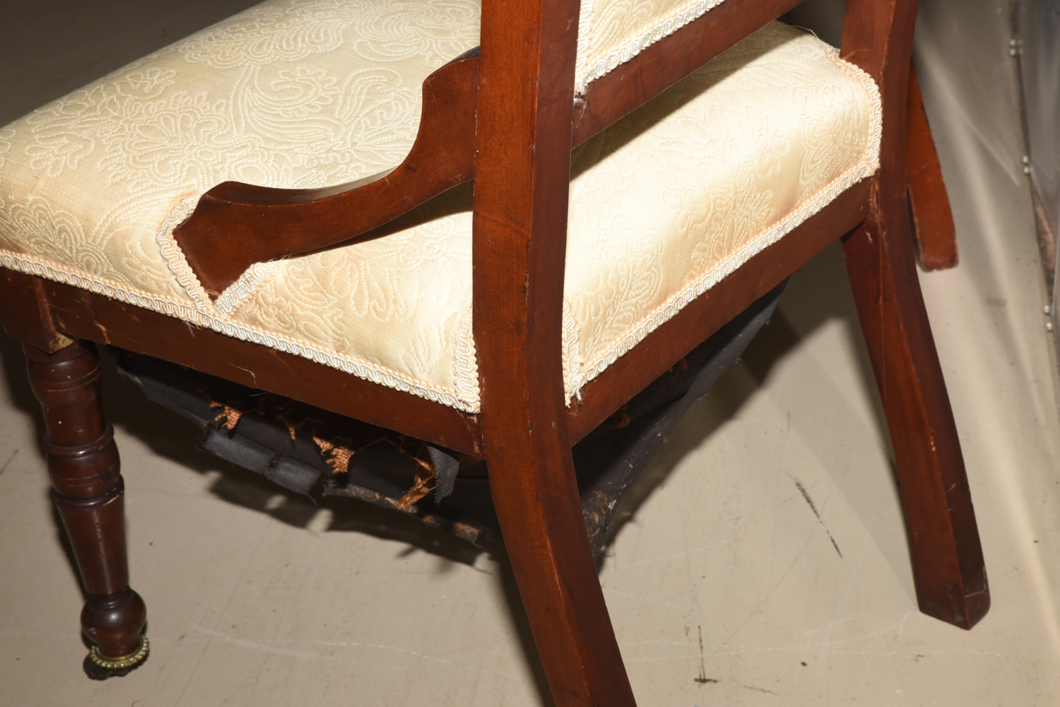 Pair of Antique Victorian Style Accent Chairs