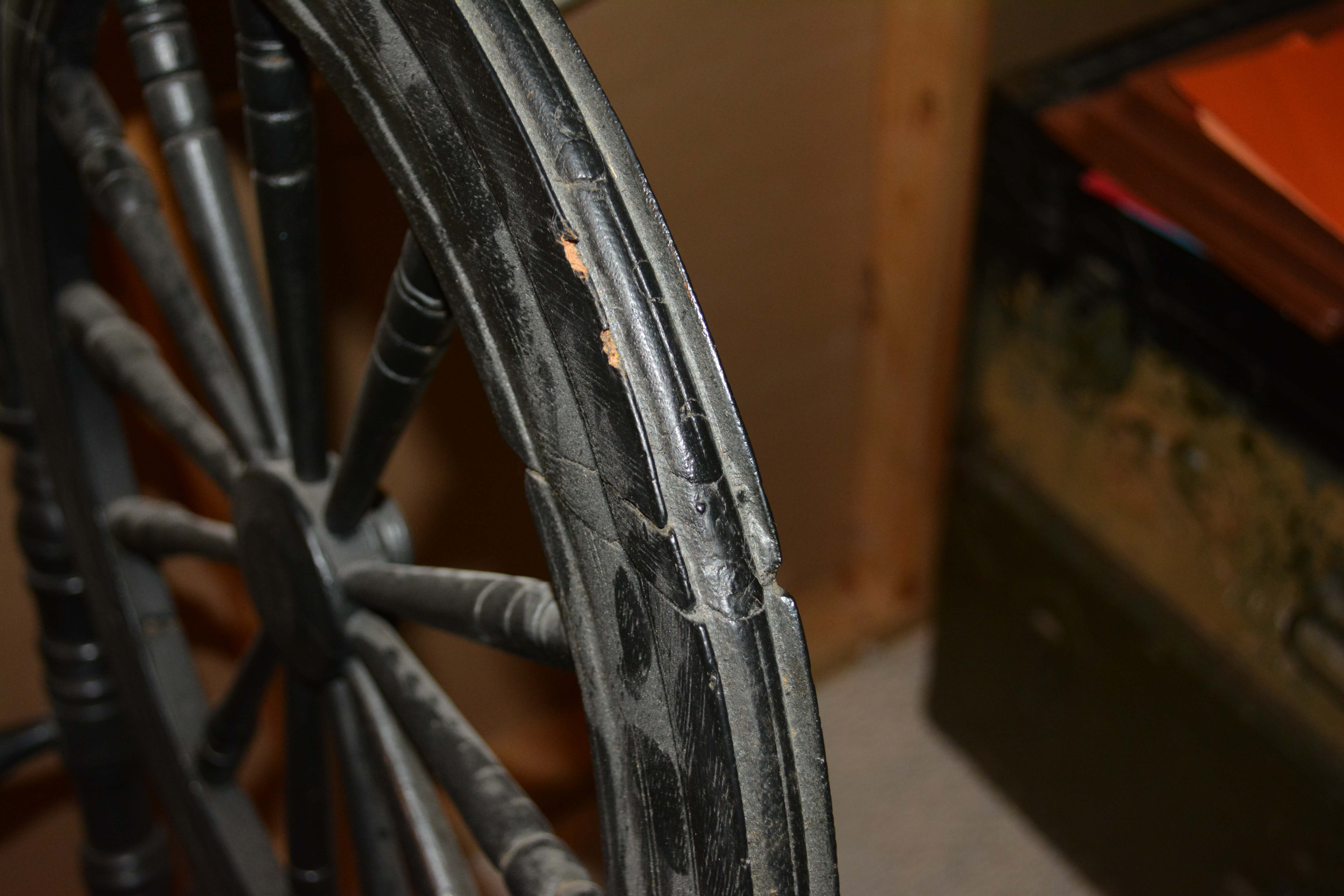 Vintage Spinning Wheel Chair