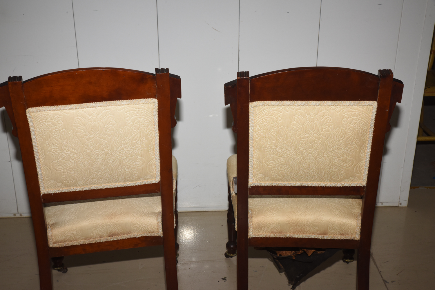 Pair of Antique Victorian Style Accent Chairs
