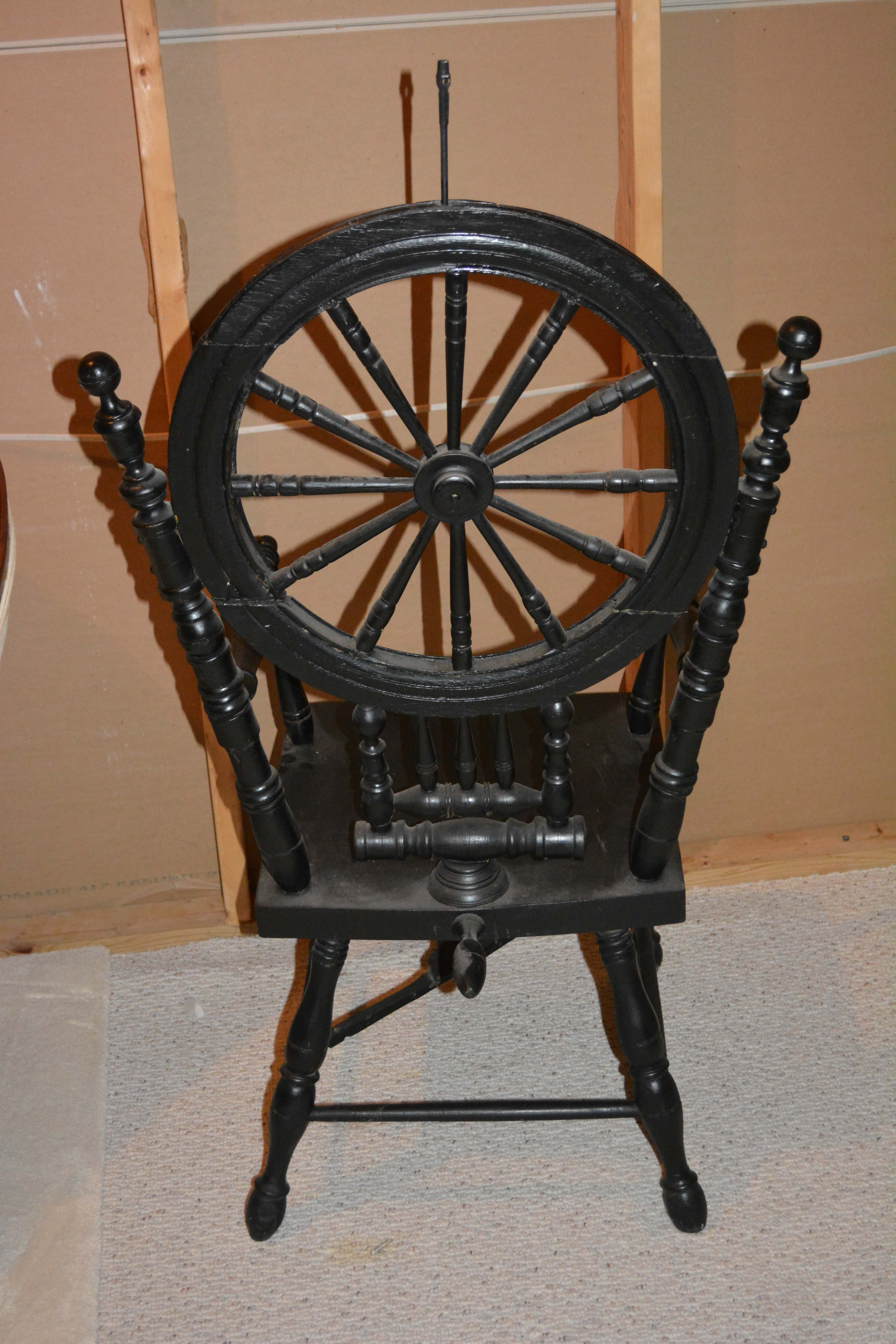 Vintage Spinning Wheel Chair