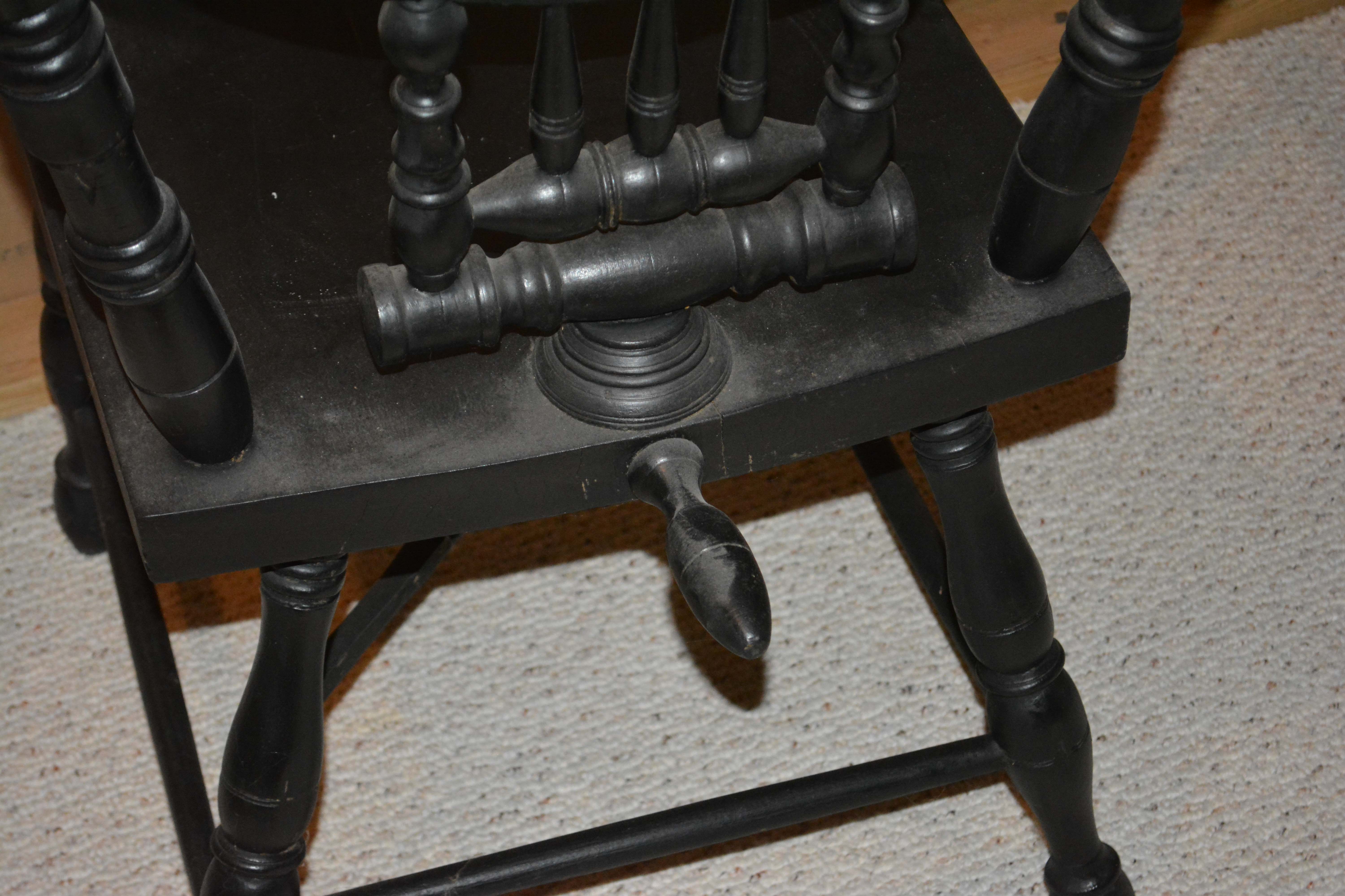 Vintage Spinning Wheel Chair