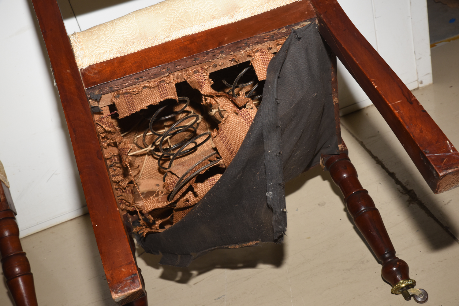 Pair of Antique Victorian Style Accent Chairs