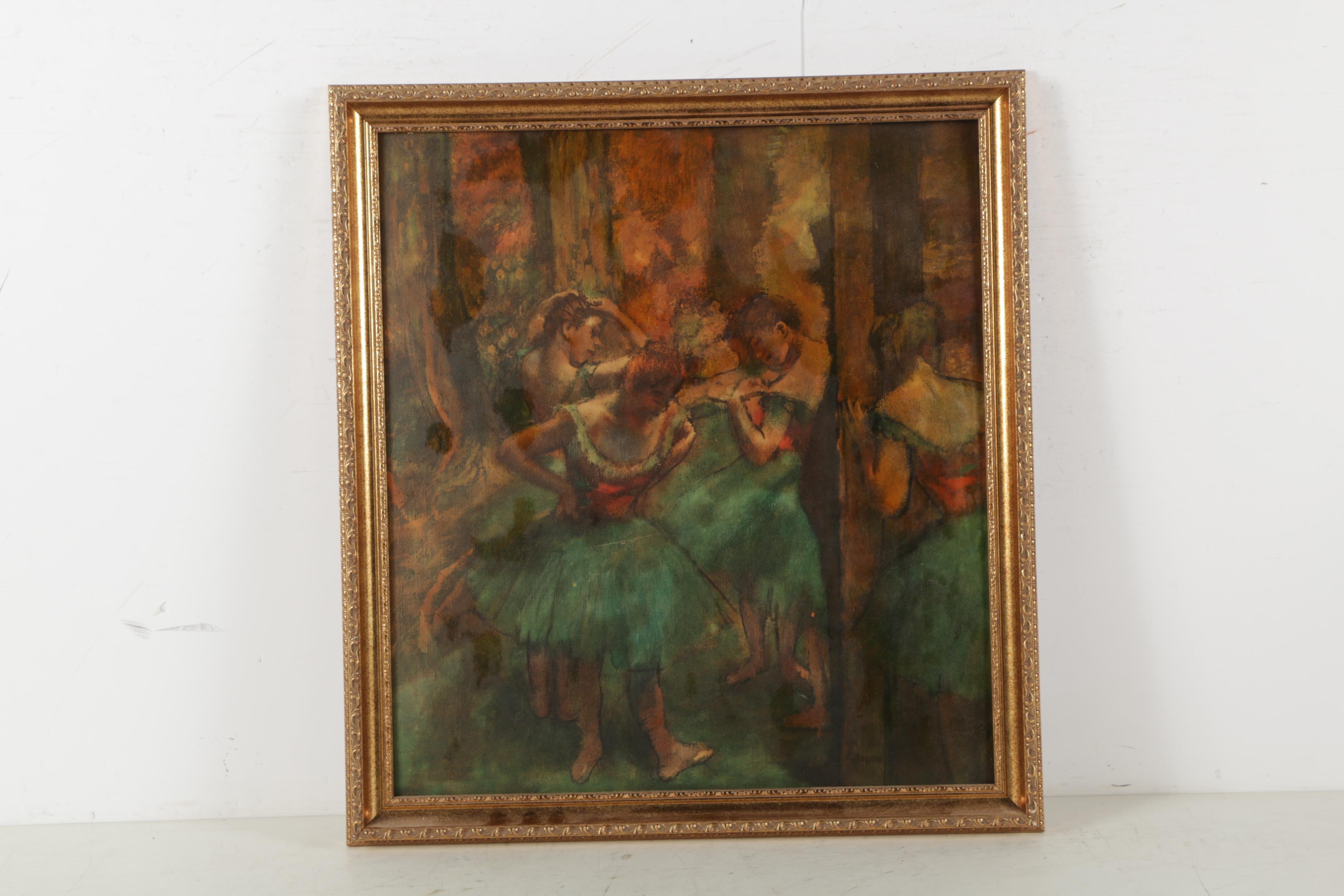 Giclee and Offset Lithographs After Edgar Degas and Augustus Mulready