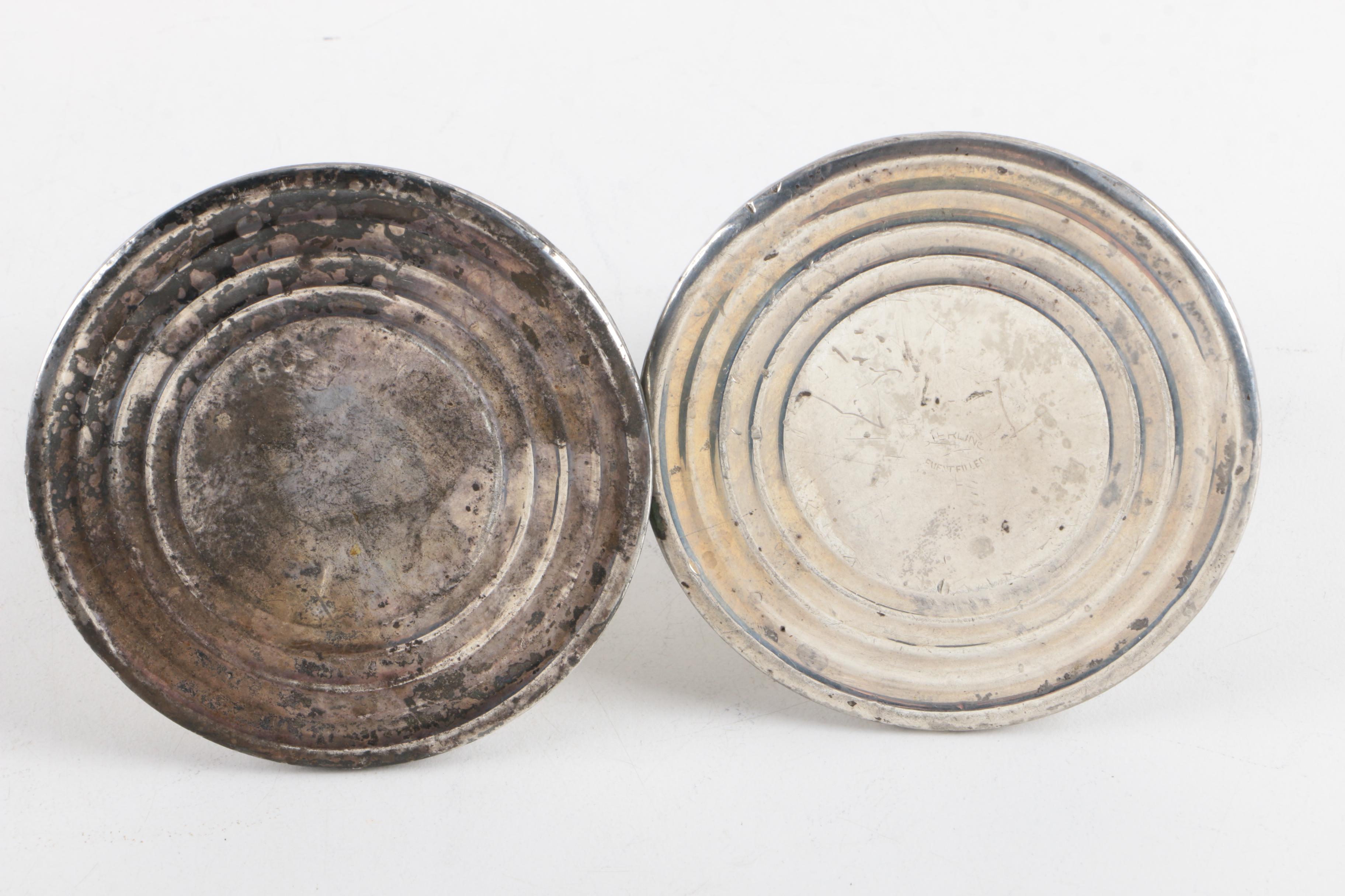 Weighted Sterling Candlesticks and Candleholders