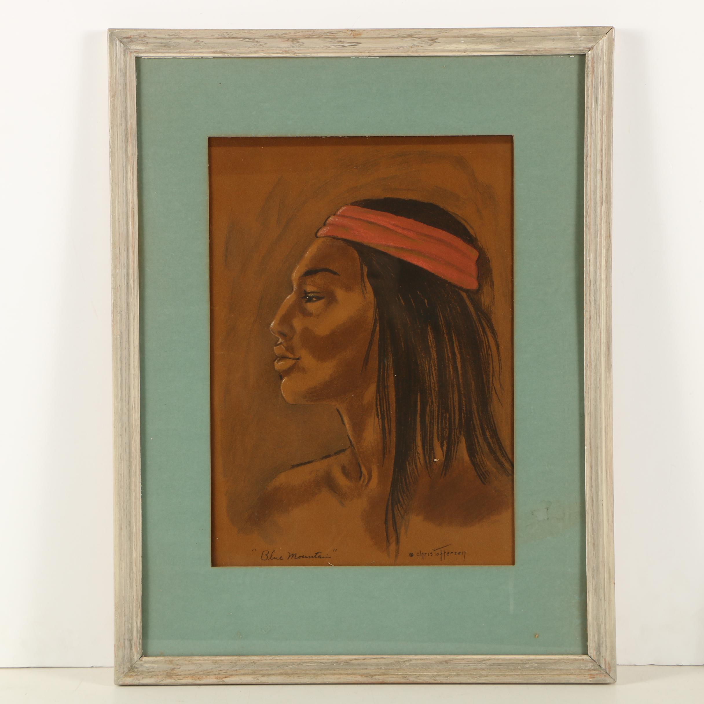 Gerda Christoffersen Pastel Drawings