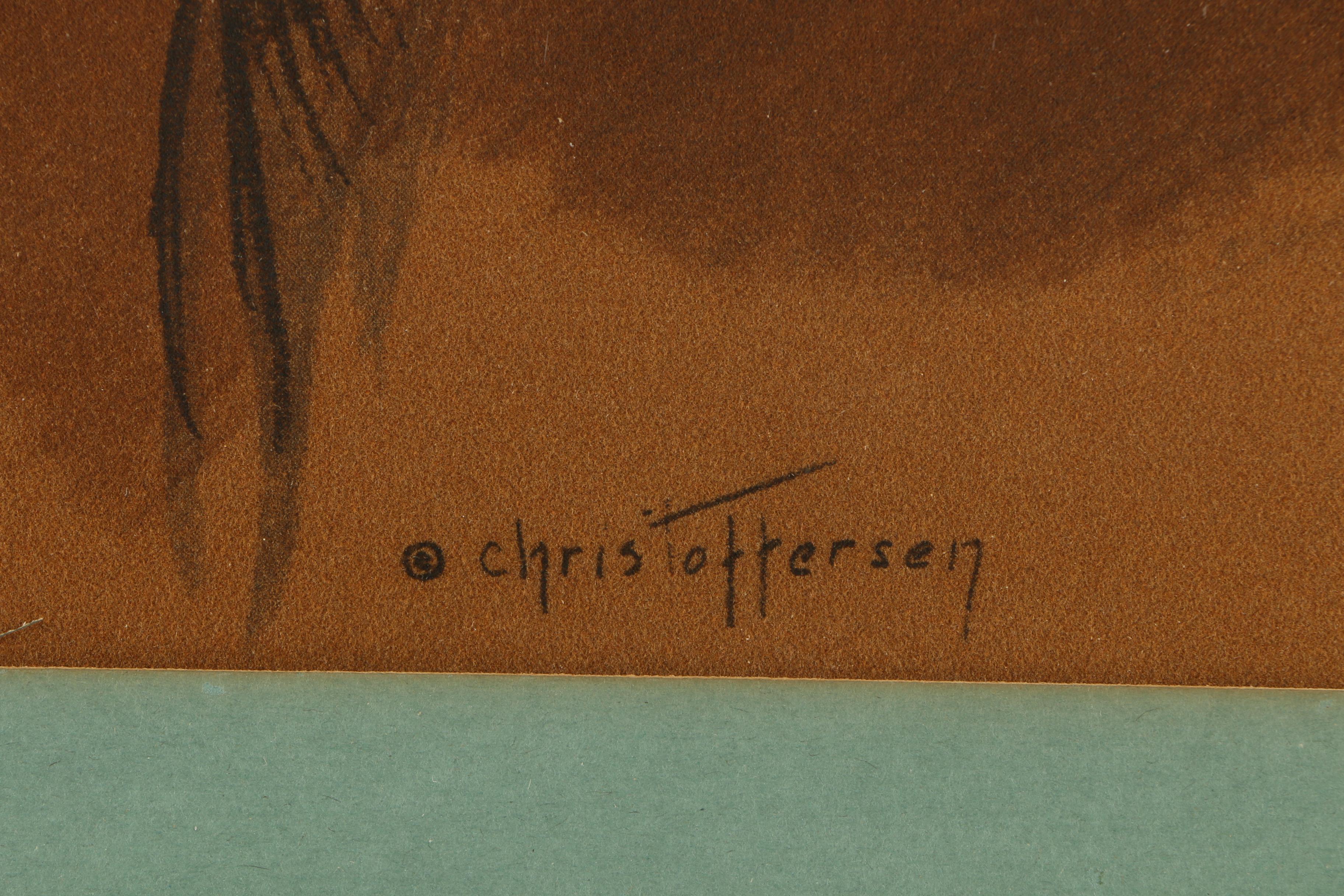 Gerda Christoffersen Pastel Drawings