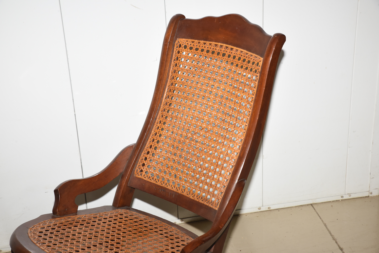 Vintage Caned Rocking Chair