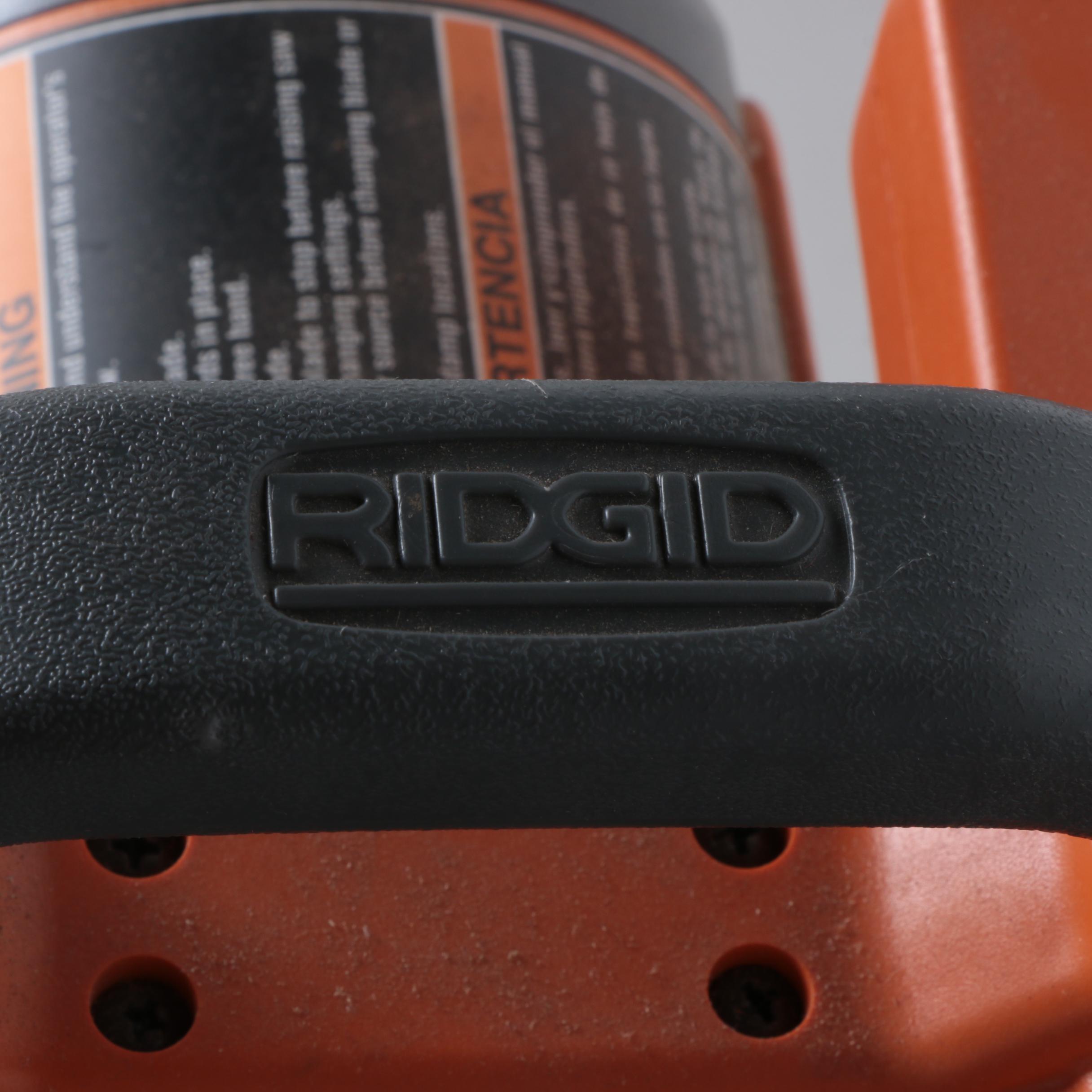 Ridgid Compound Miter Saw on Stand