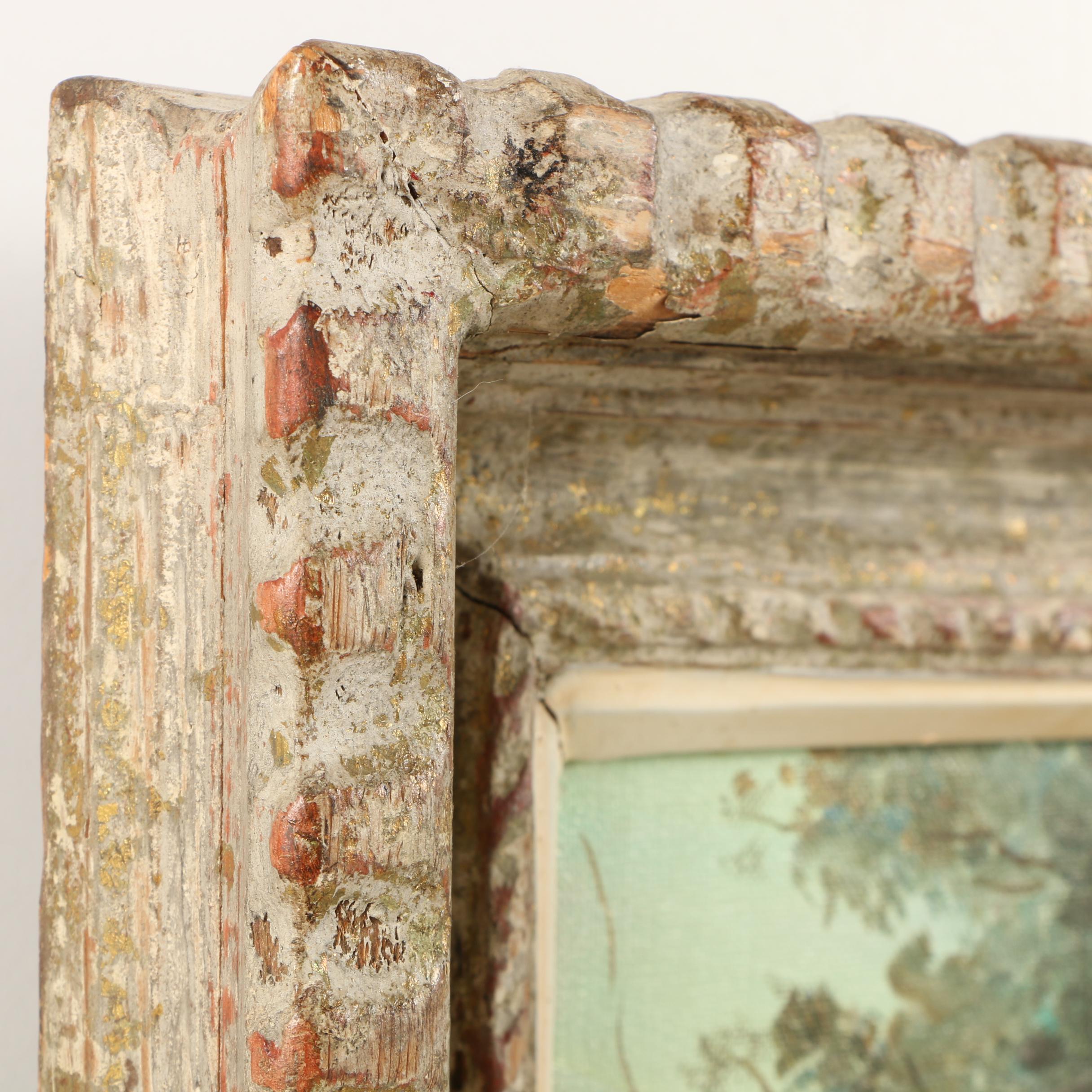 S. Tachi Oil Painting of a Waterfront Landscape