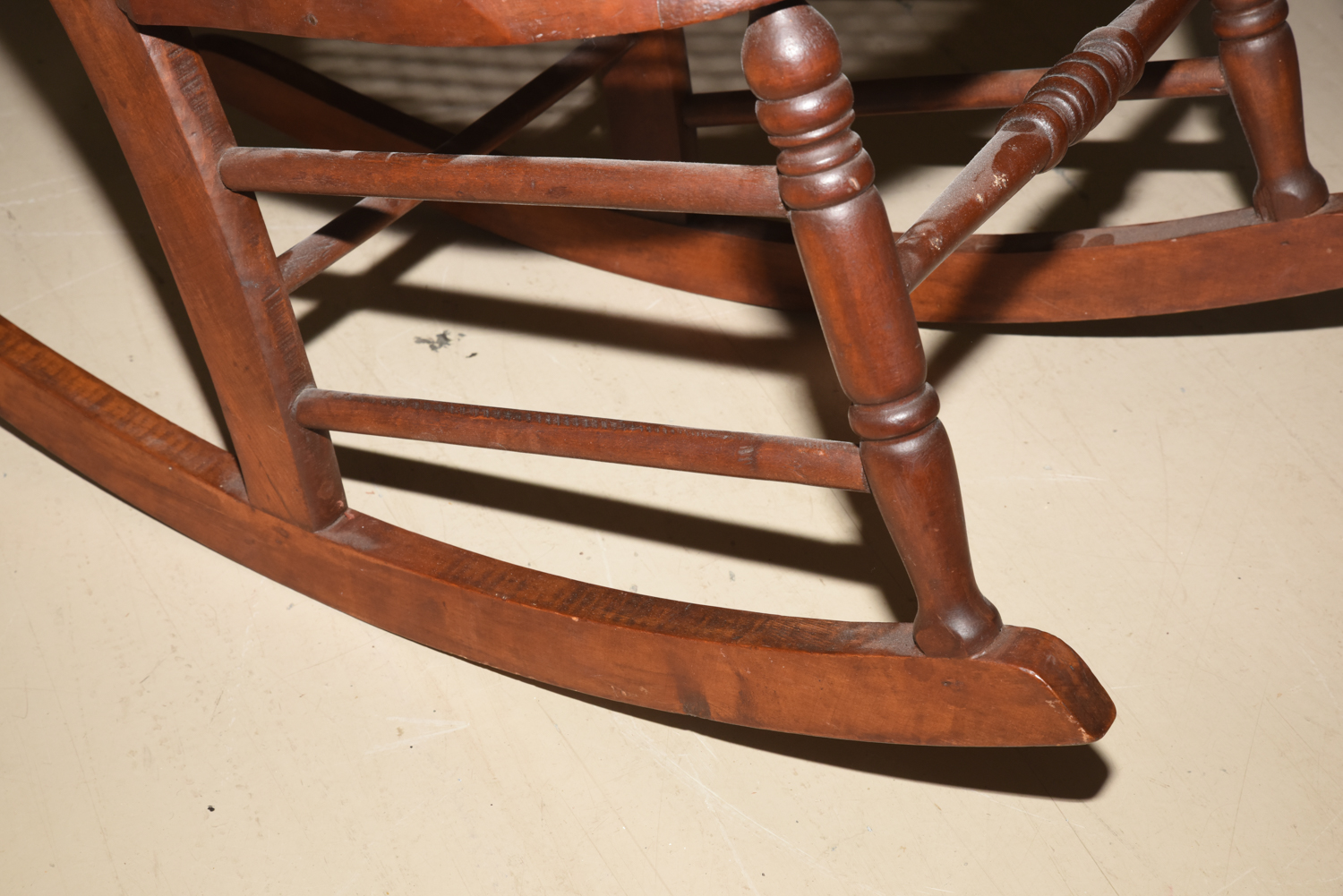 Vintage Caned Rocking Chair