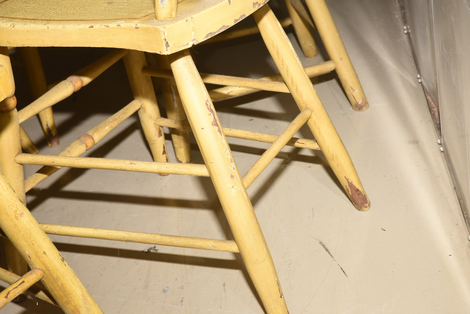 Vintage Hitchcock Style Painted Side Chairs