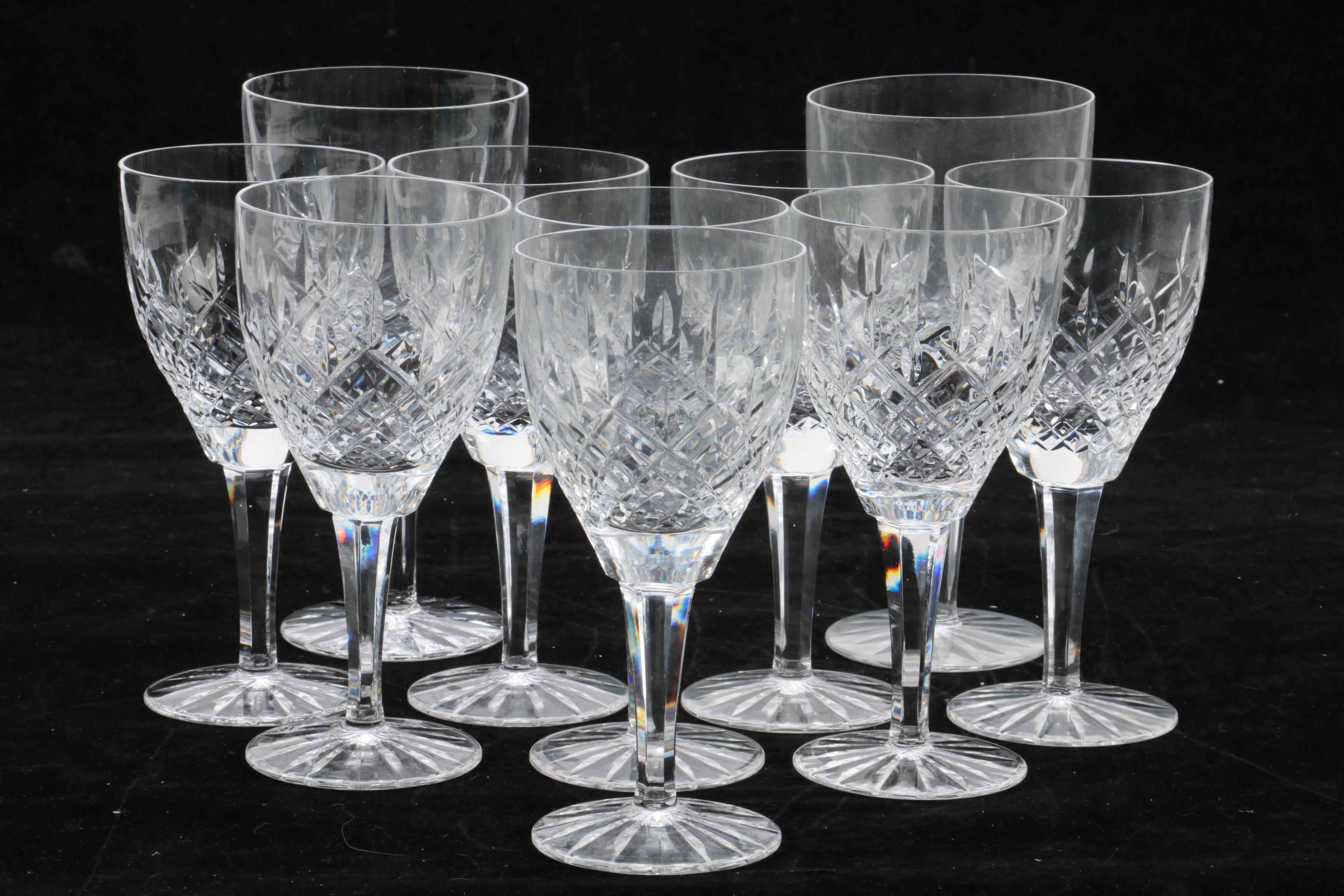 Collection of Crystal Stemware