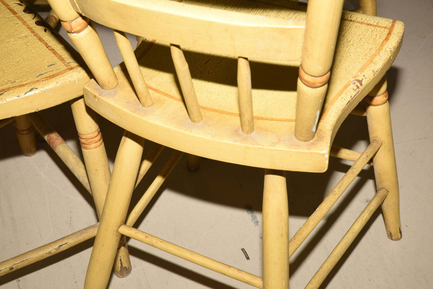 Vintage Hitchcock Style Painted Side Chairs