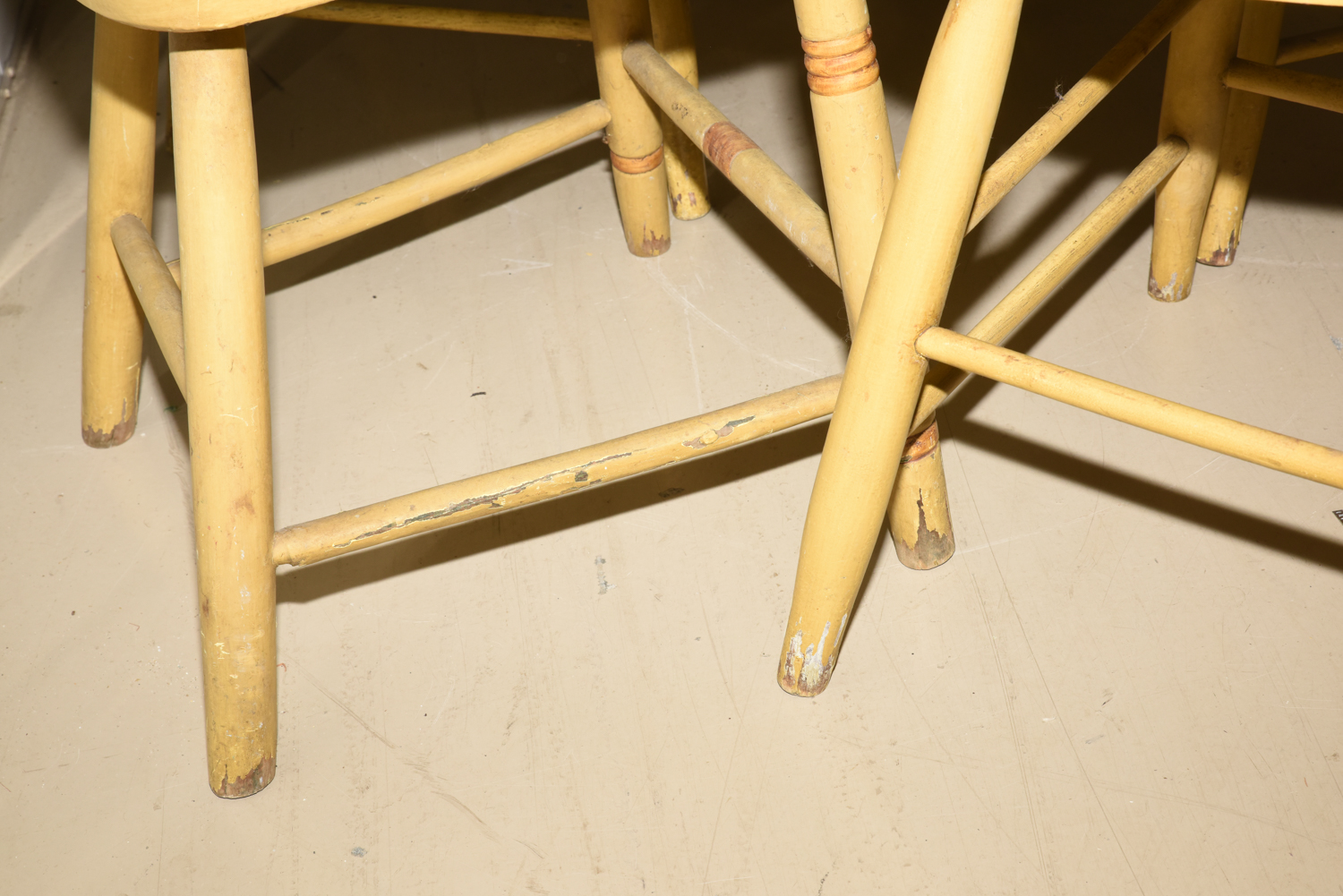 Vintage Hitchcock Style Painted Side Chairs