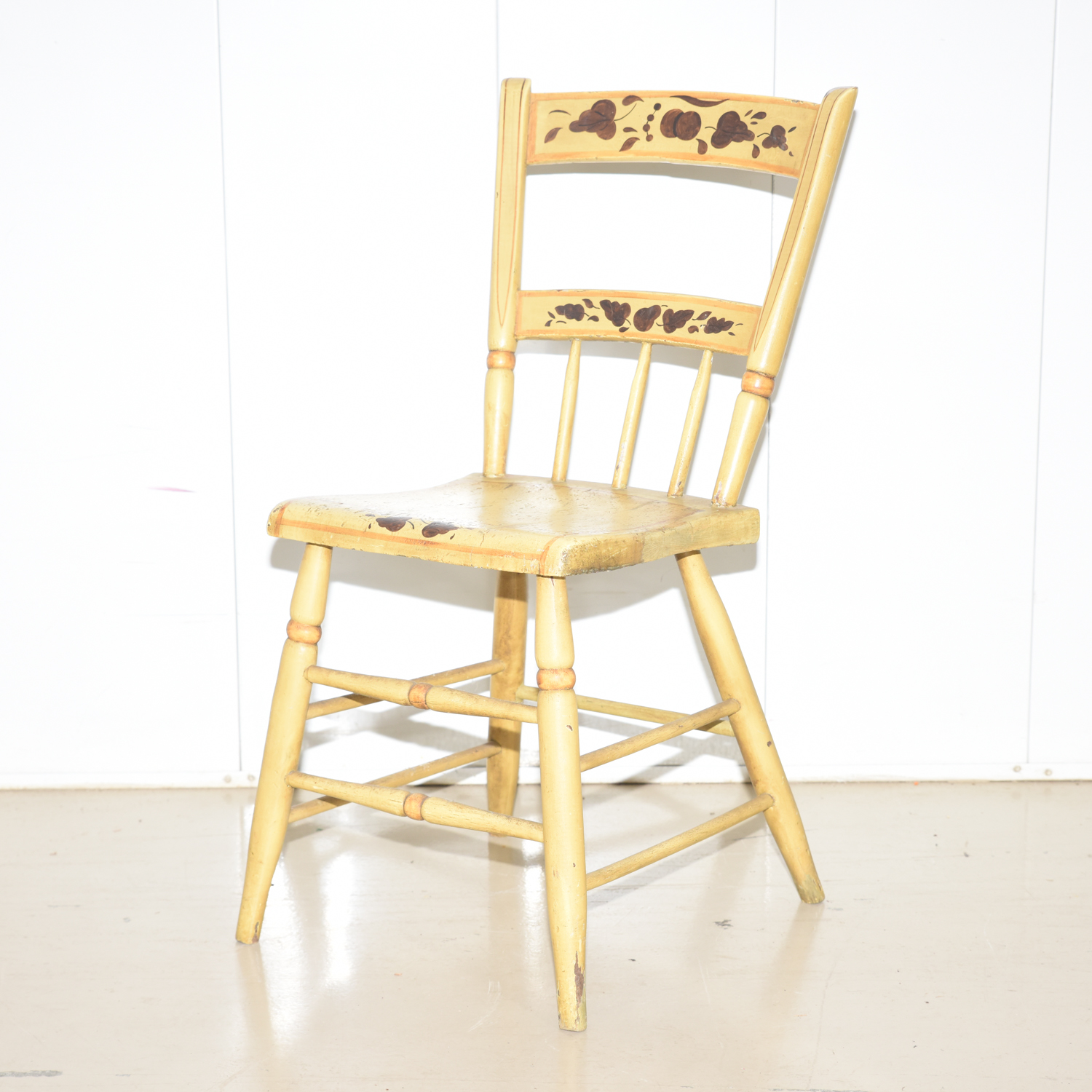 Vintage Hitchcock Style Painted Side Chairs