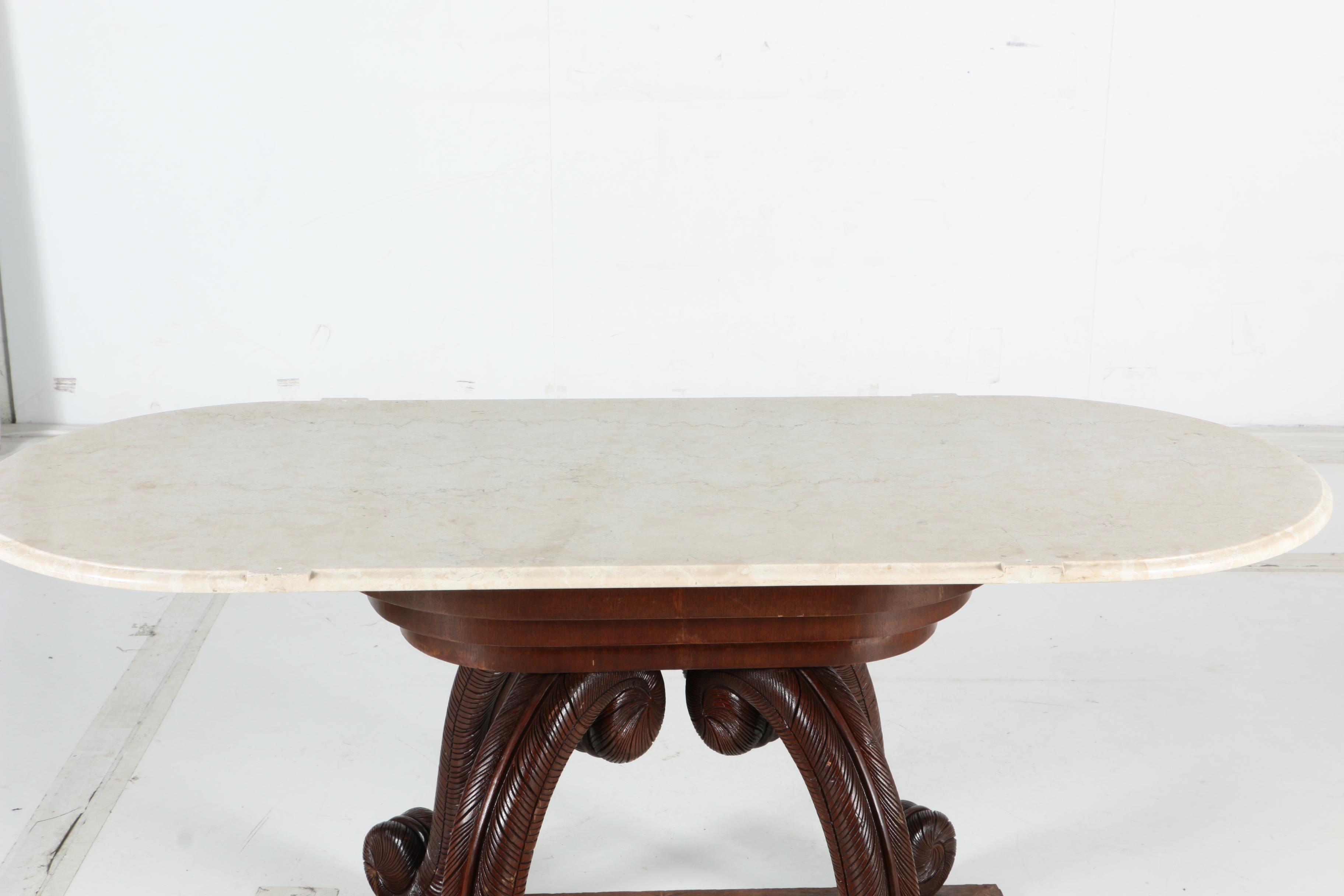 Vintage Victorian Style Dining Table