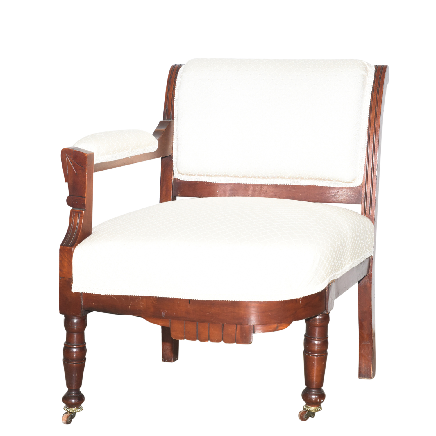 Eastlake Victorian Right-Arm Parlor Chair