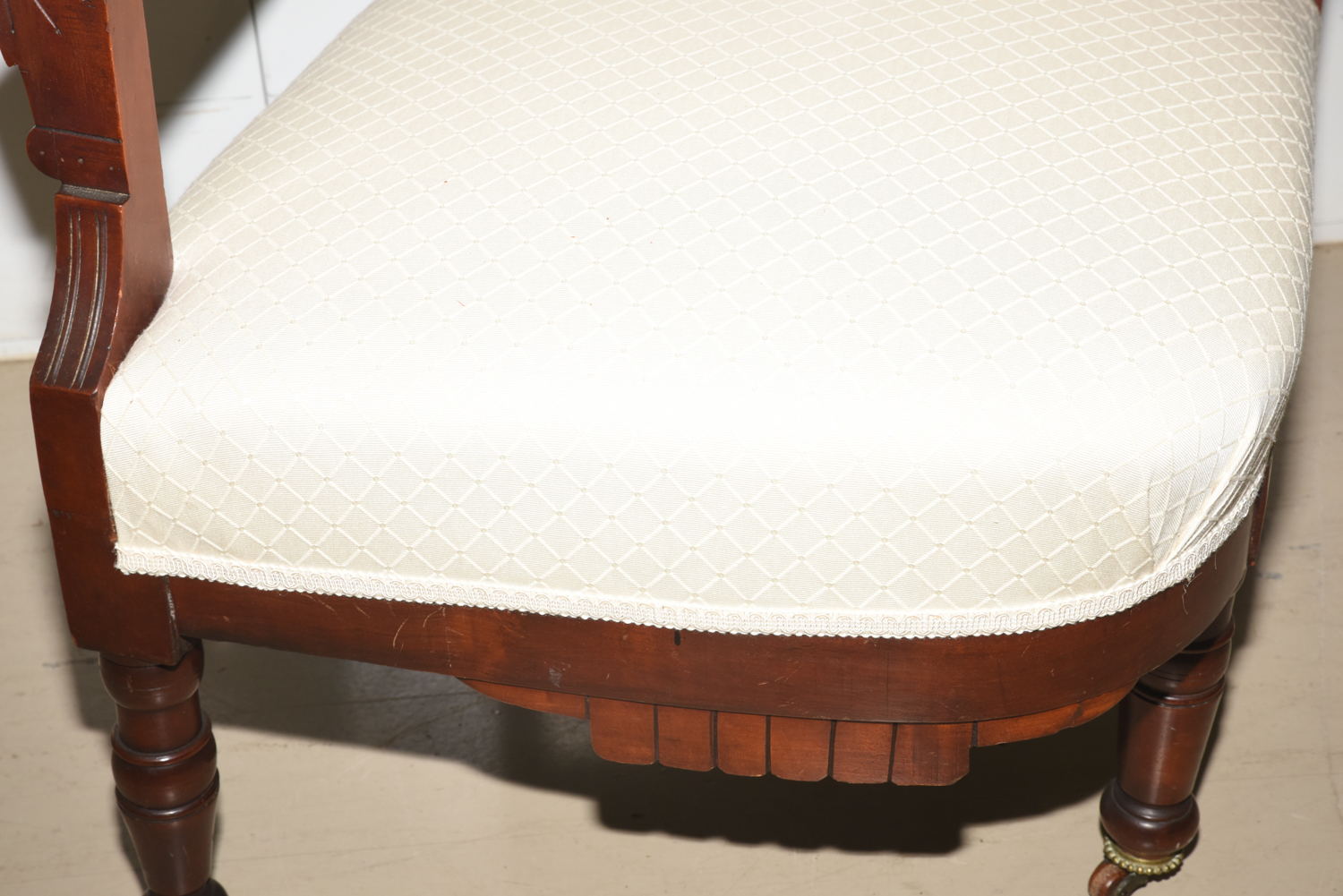 Eastlake Victorian Right-Arm Parlor Chair