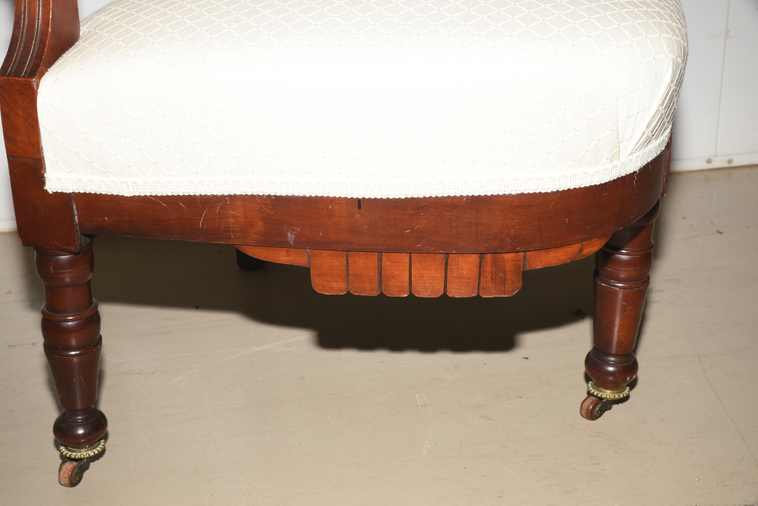 Eastlake Victorian Right-Arm Parlor Chair