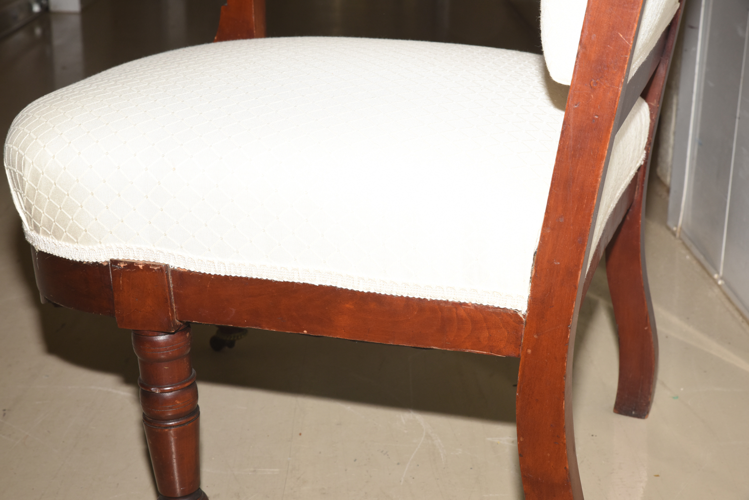 Eastlake Victorian Right-Arm Parlor Chair