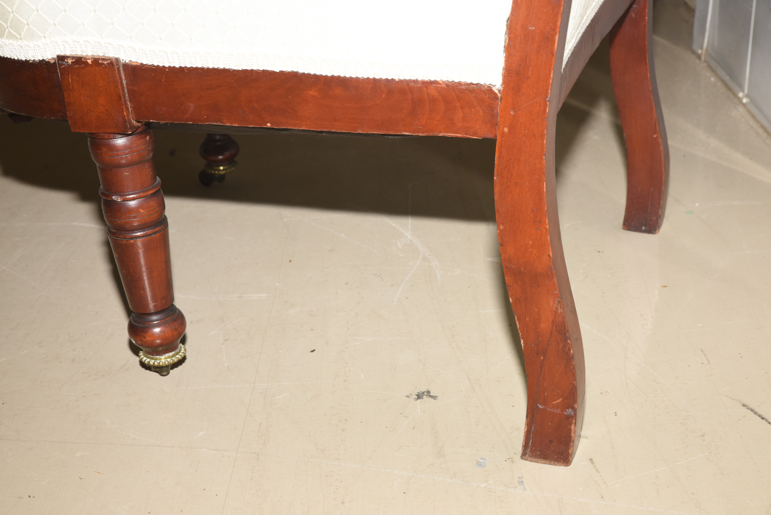 Eastlake Victorian Right-Arm Parlor Chair