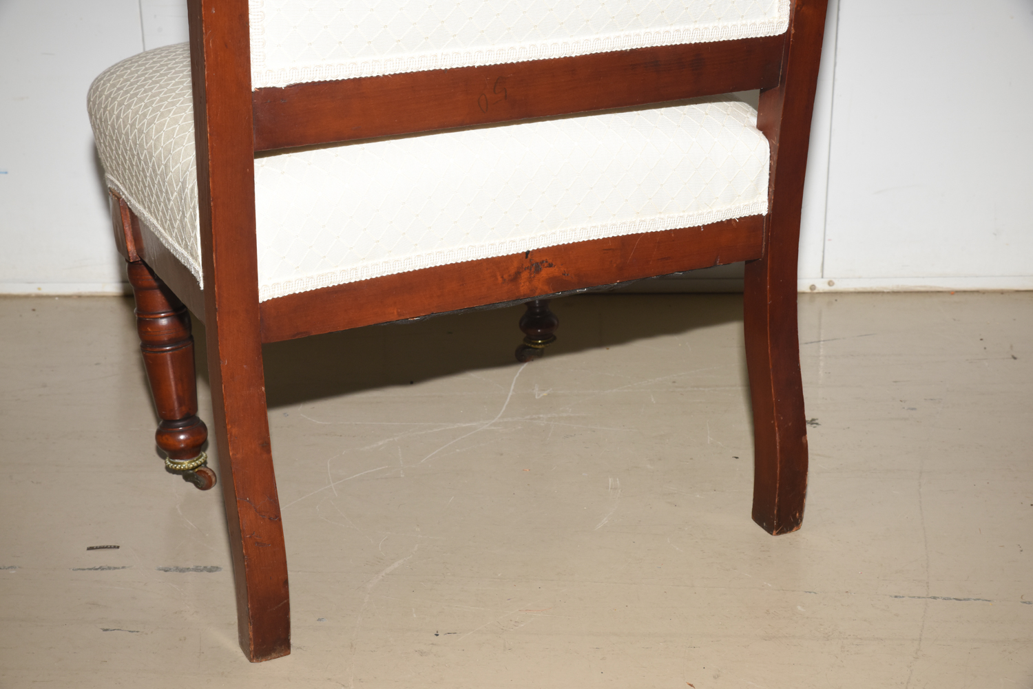 Eastlake Victorian Right-Arm Parlor Chair