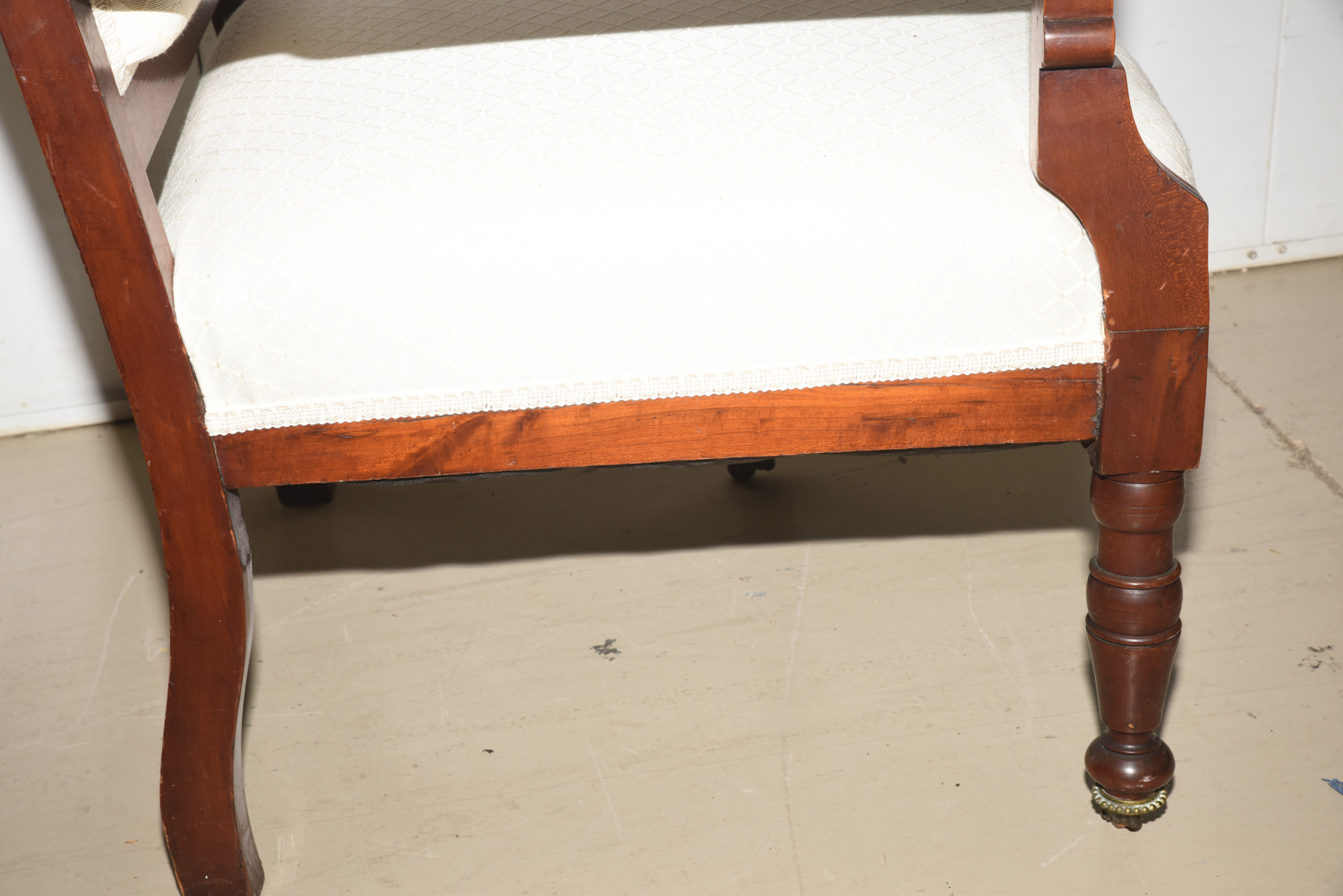 Eastlake Victorian Right-Arm Parlor Chair