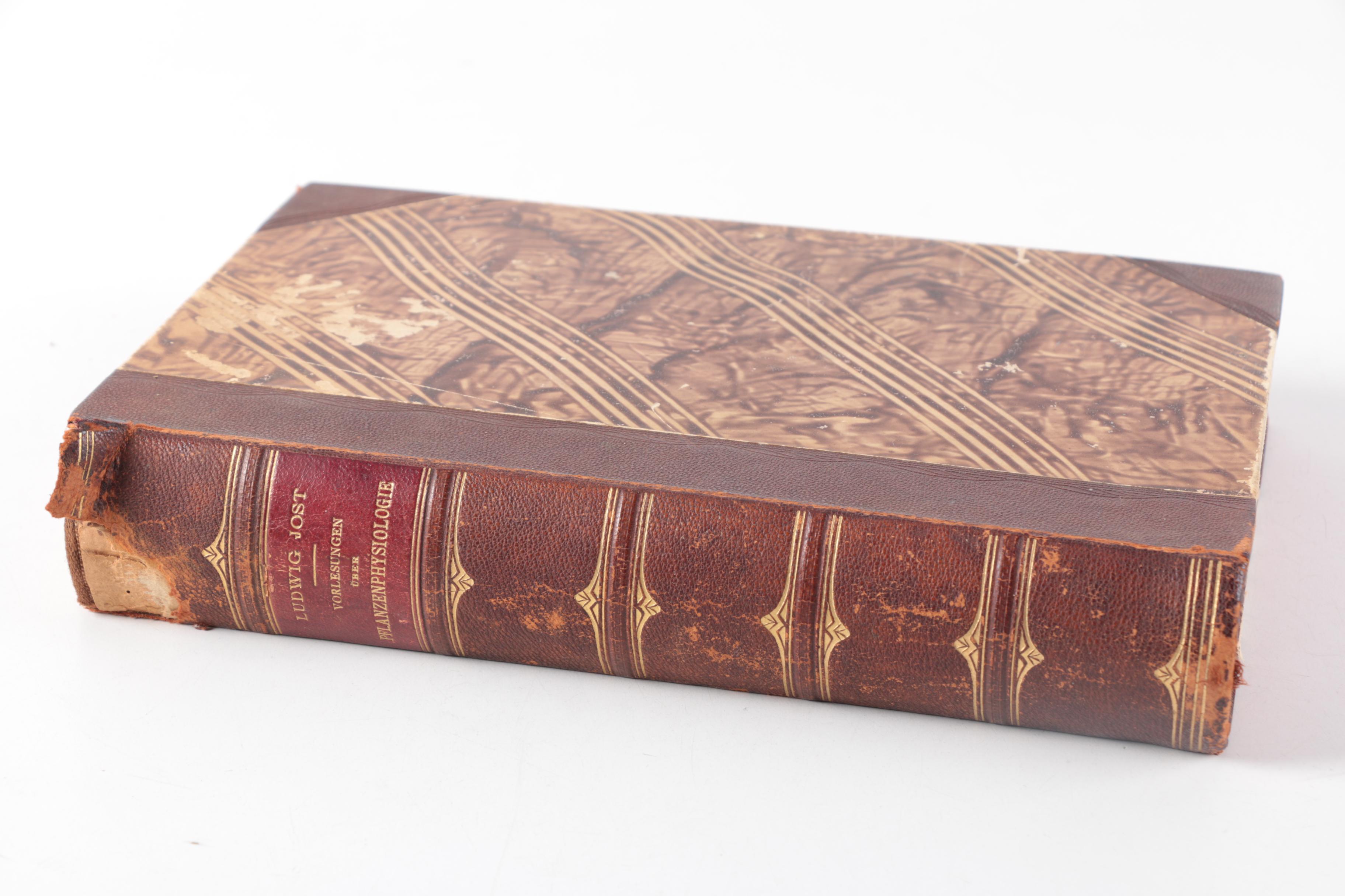 Ludwig Jost "Vorlesungen über Pflanzenphysiologie" 1904 and Other Antique Books