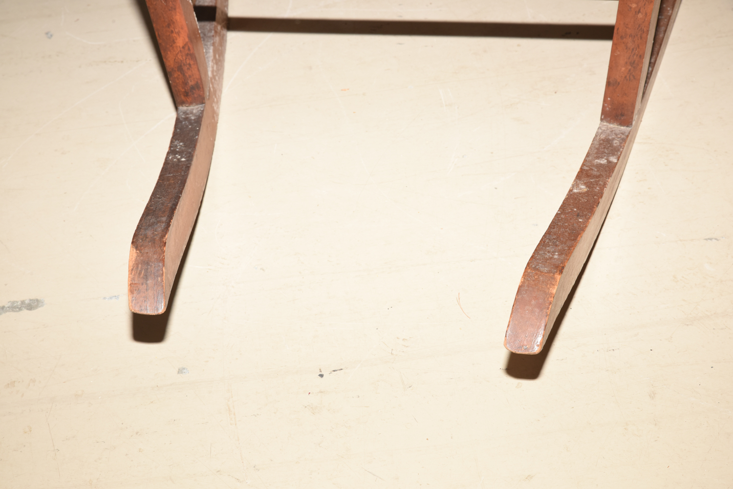 Wooden Cane Backed Rocking Chair by P. Gustine