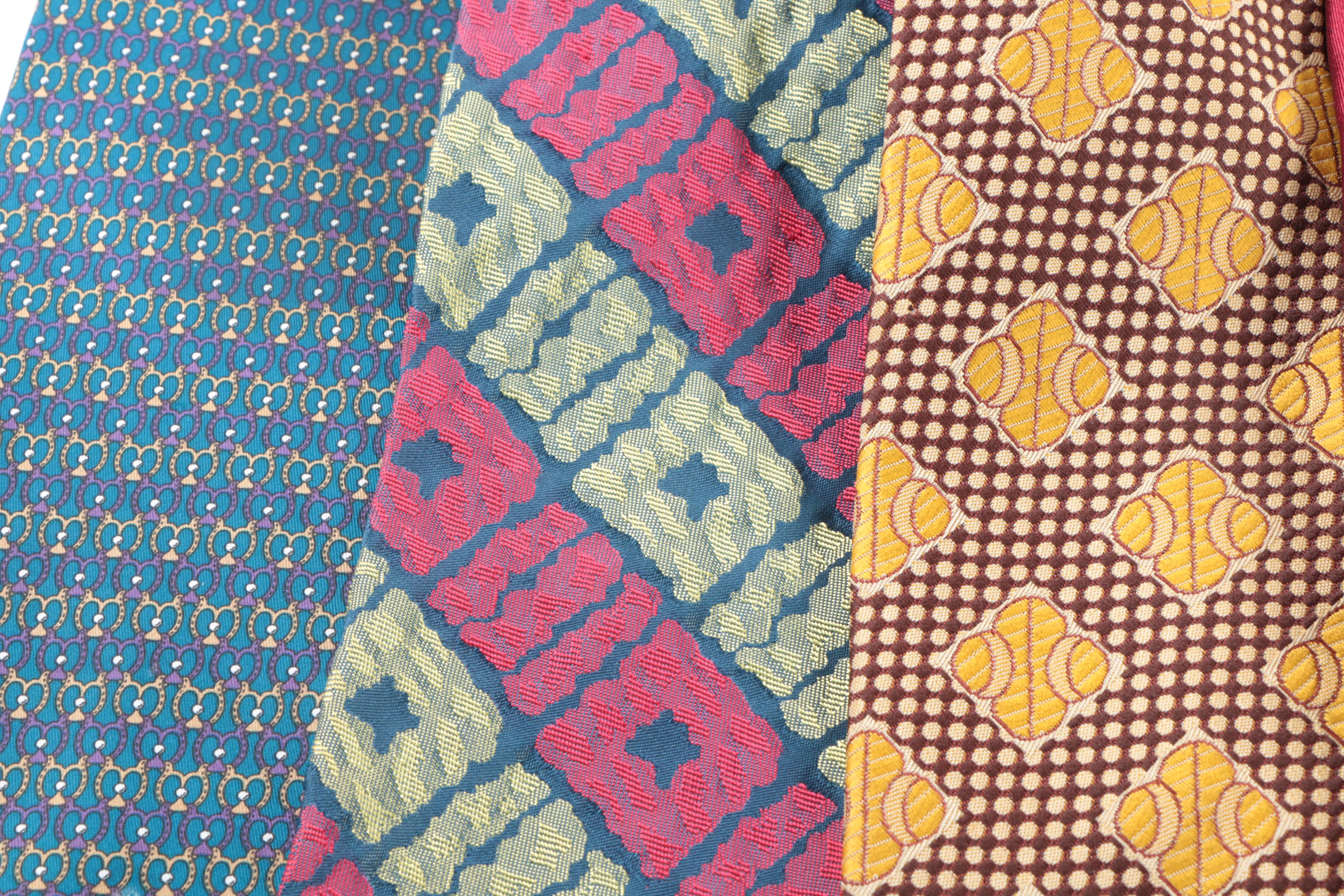 Vintage Neckties With Christian Dior