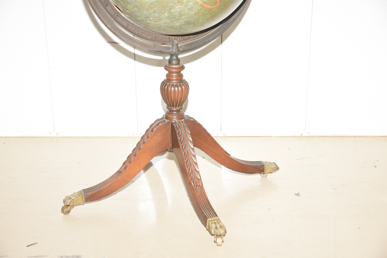 Vintage Terrestrial Floor Globe