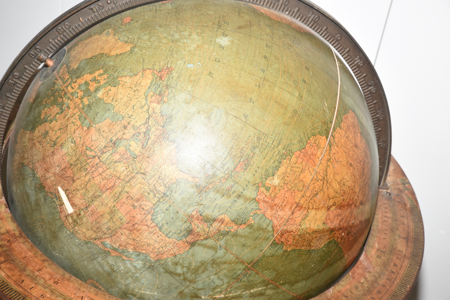 Vintage Terrestrial Floor Globe