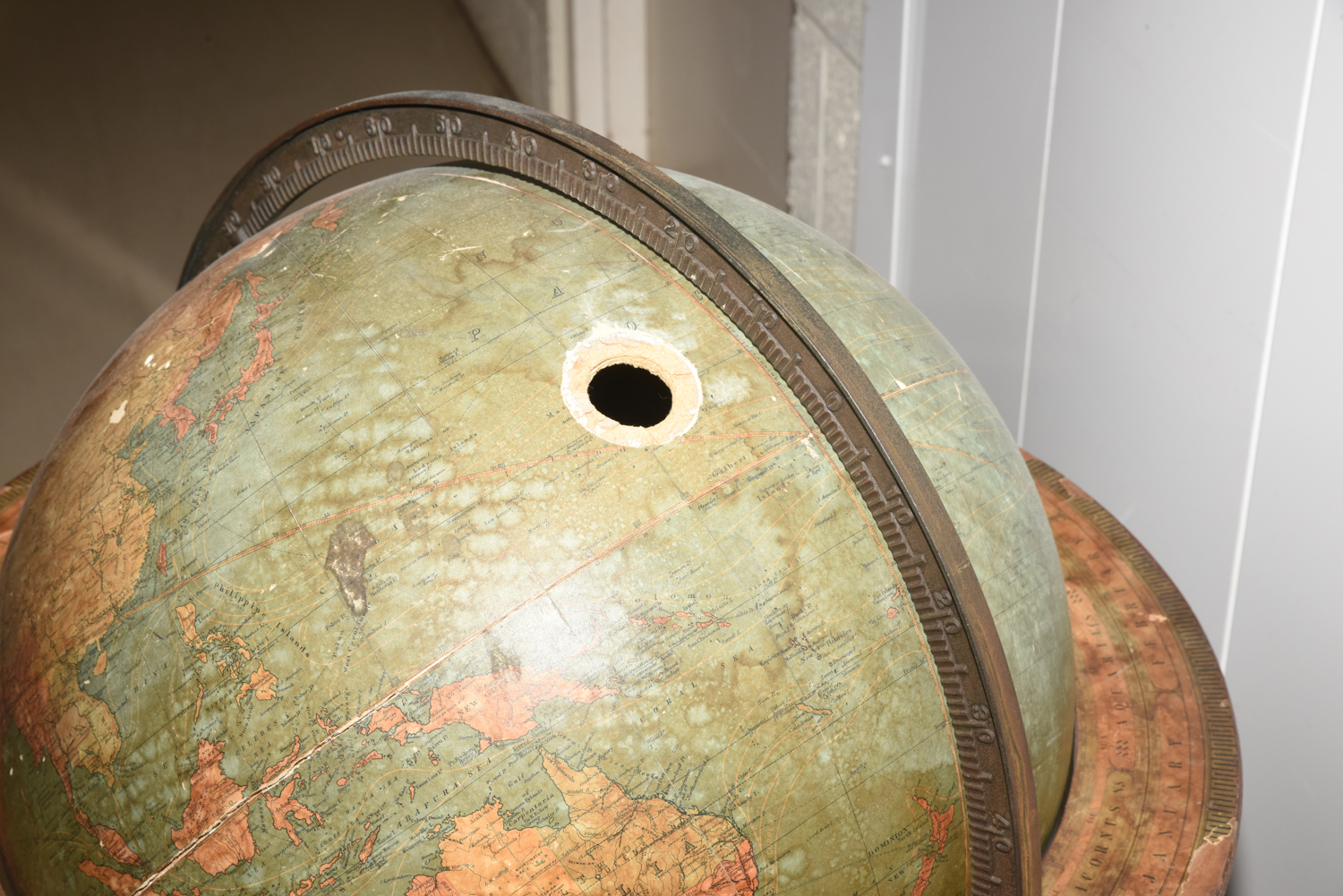 Vintage Terrestrial Floor Globe
