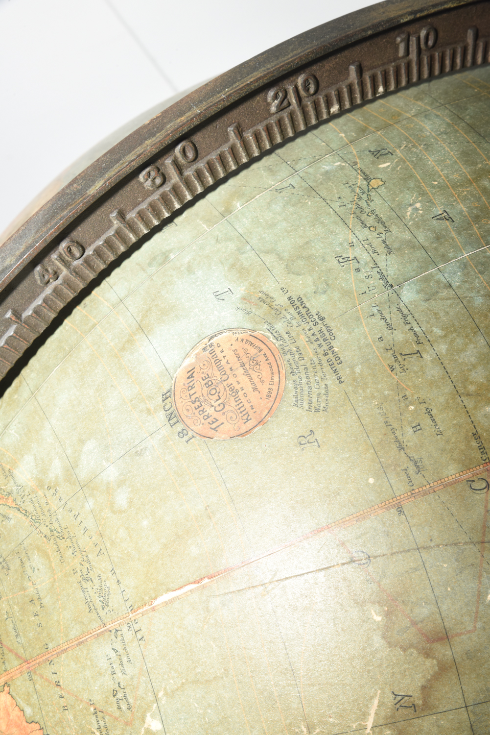 Vintage Terrestrial Floor Globe