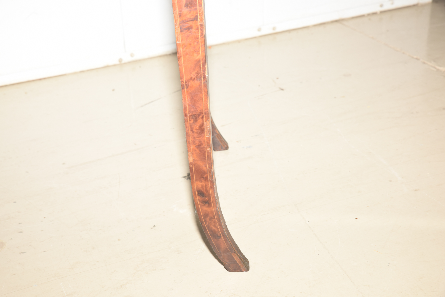Antique Marquetry Backgammon Game Table