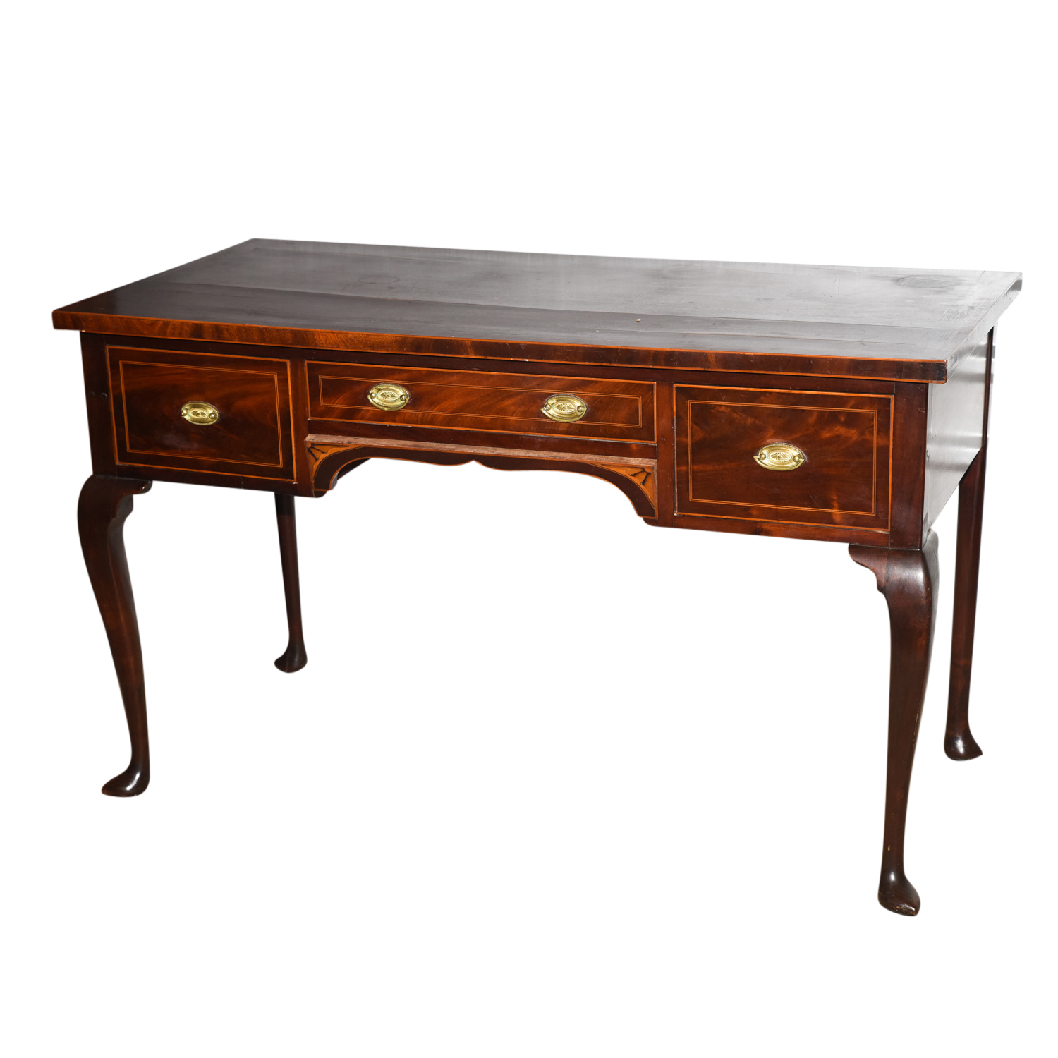 Georgian Style Flame Mahogany Writing Desk