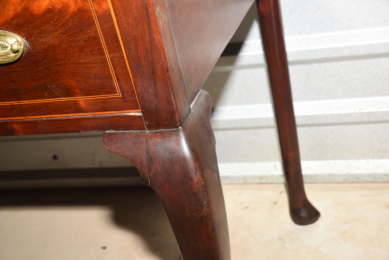 Georgian Style Flame Mahogany Writing Desk