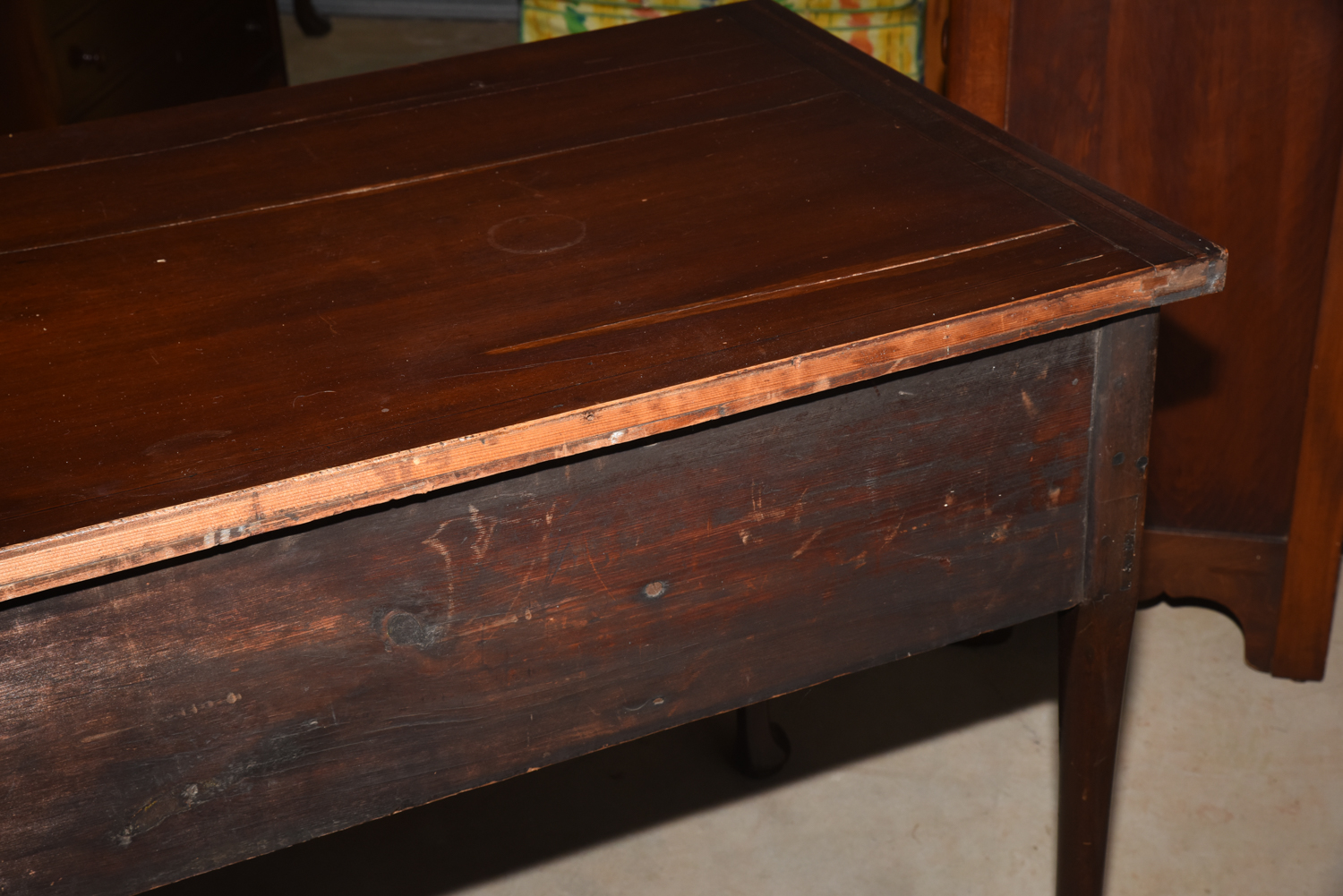 Georgian Style Flame Mahogany Writing Desk