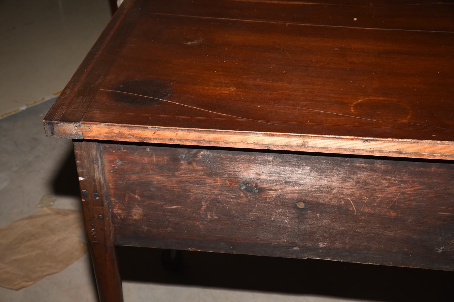 Georgian Style Flame Mahogany Writing Desk