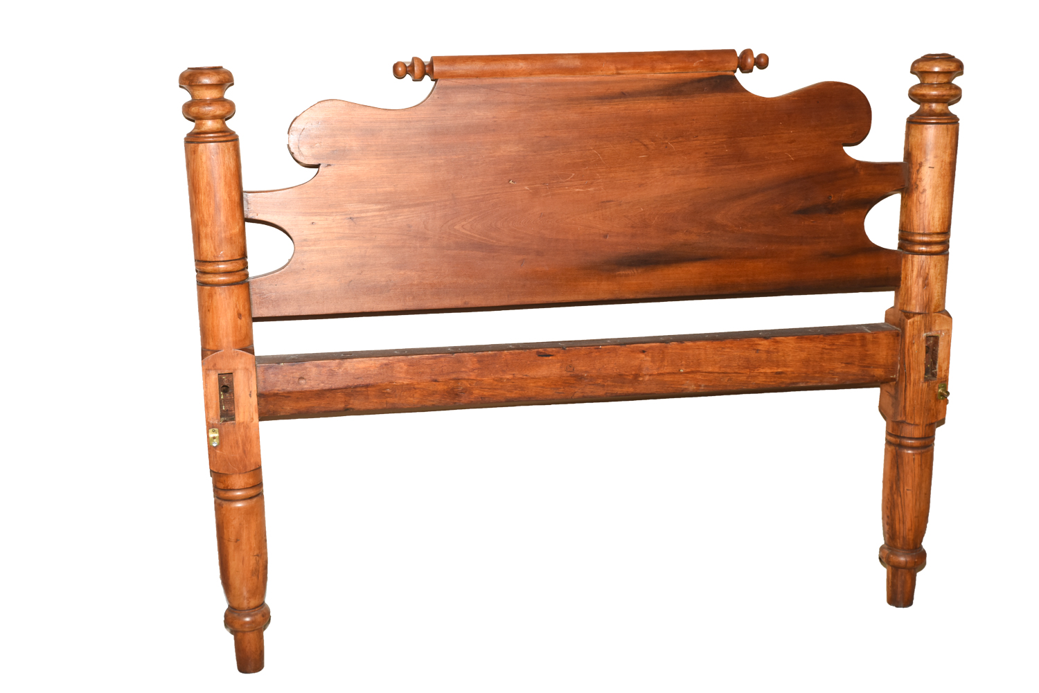 Antique 3/4 Size Poplar Converted Rope Bed