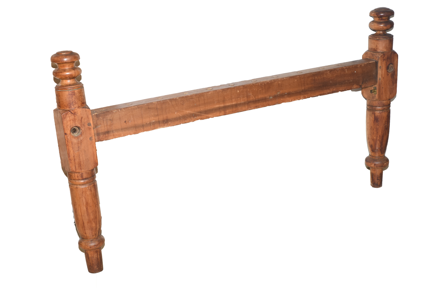 Antique 3/4 Size Poplar Converted Rope Bed